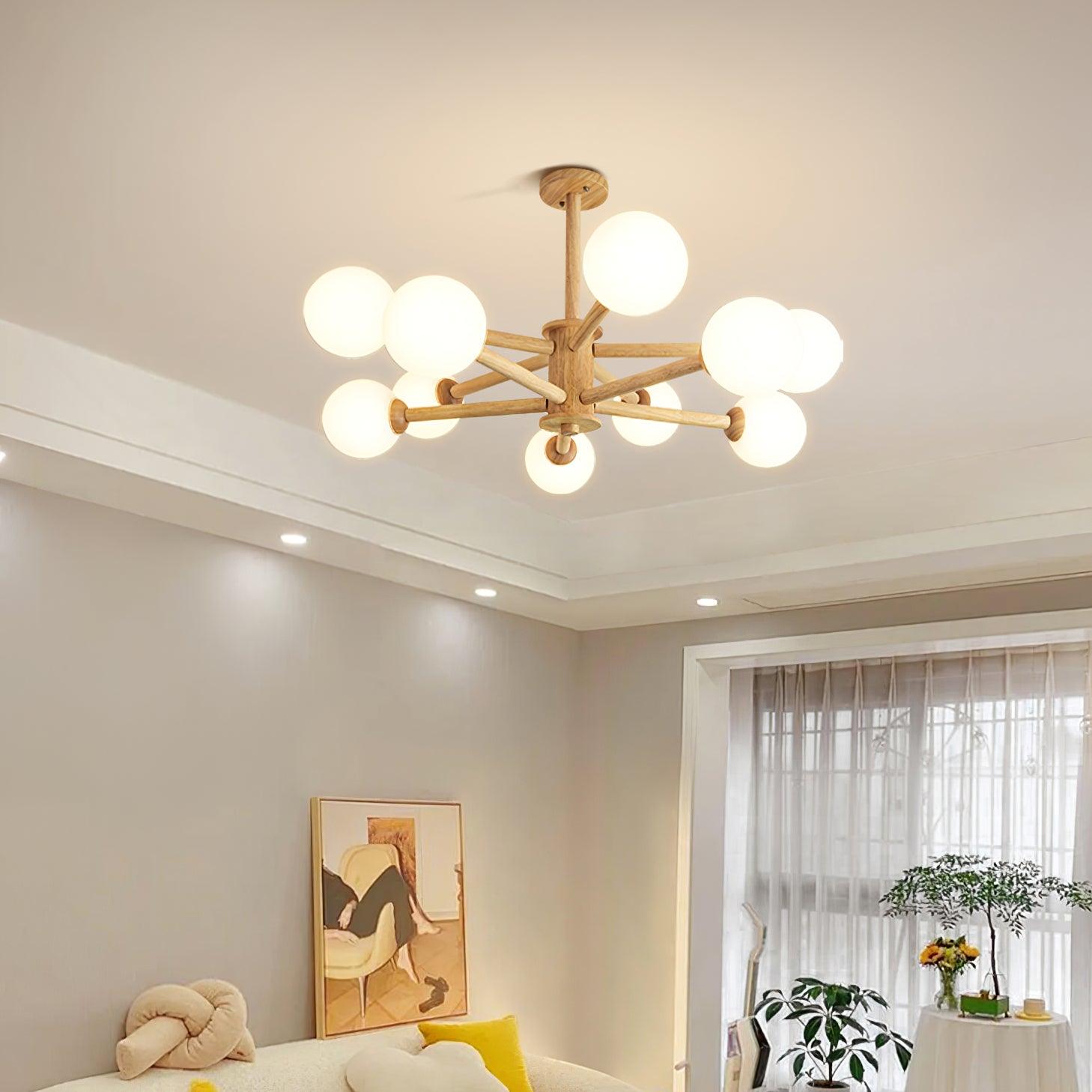 Kozan Wooden Chandelier - Lumpaz