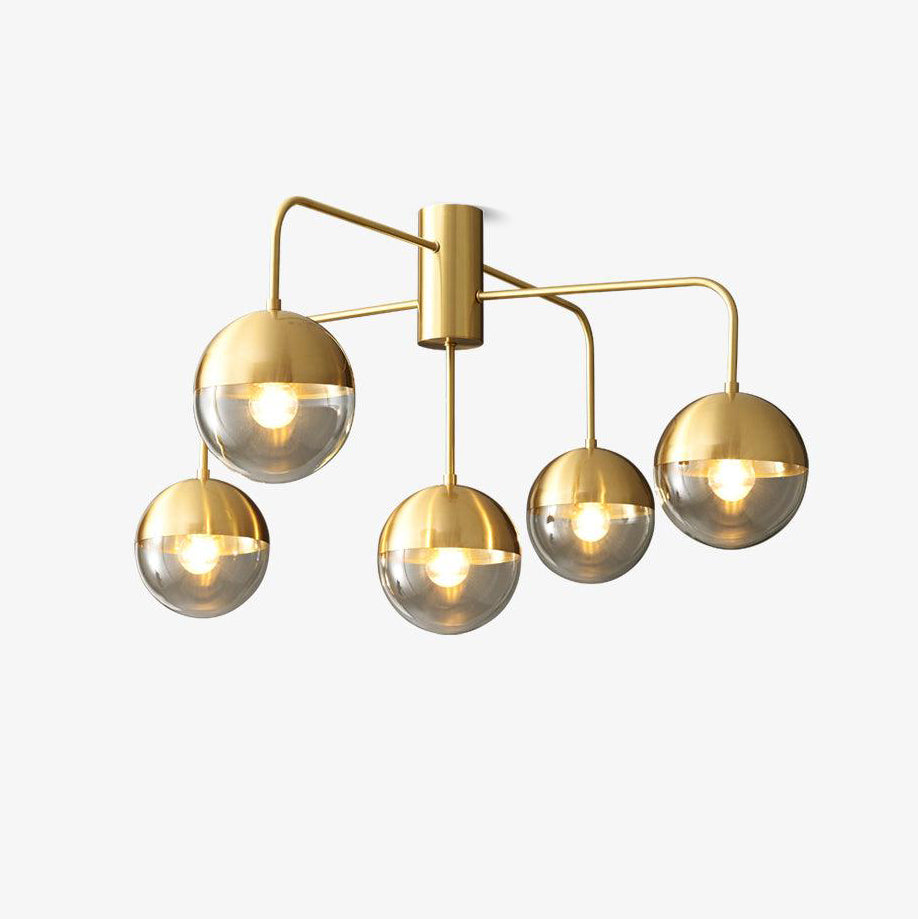 Brass Globulars Ceiling Lamp - Lumpaz