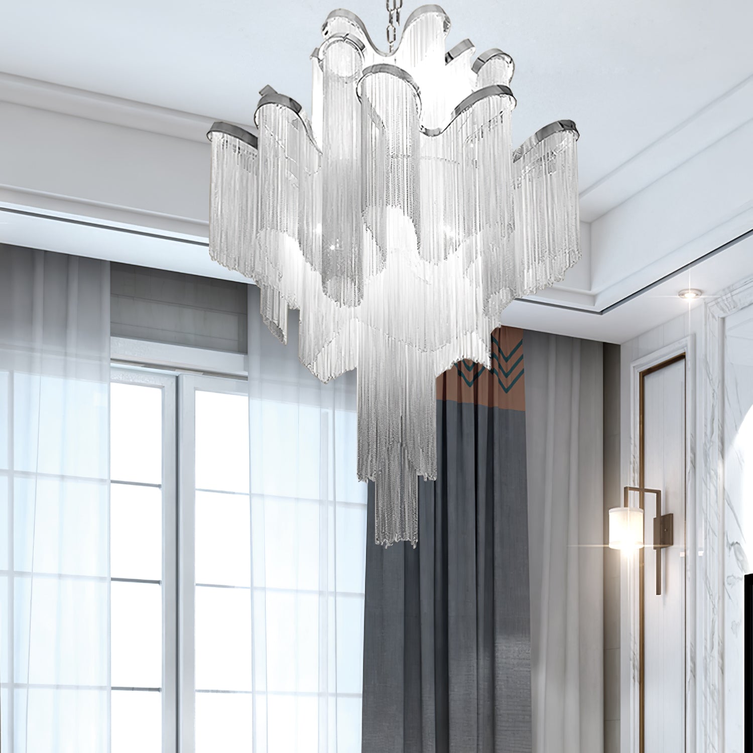 Stream Chain Chandelier - Lumpaz