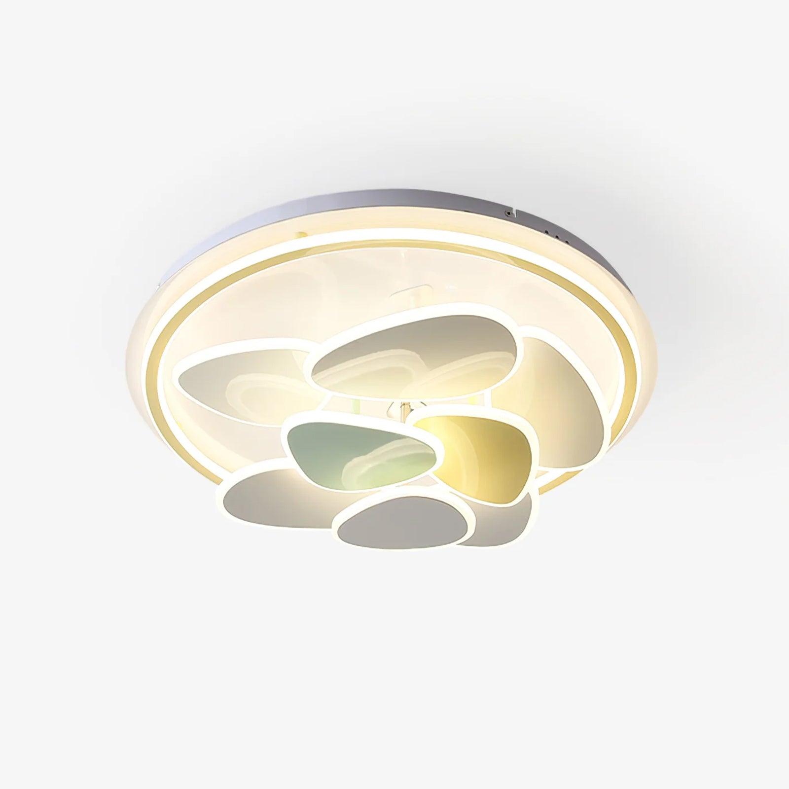 Colorful Cloud Round Ceiling Lamp - Lumpaz