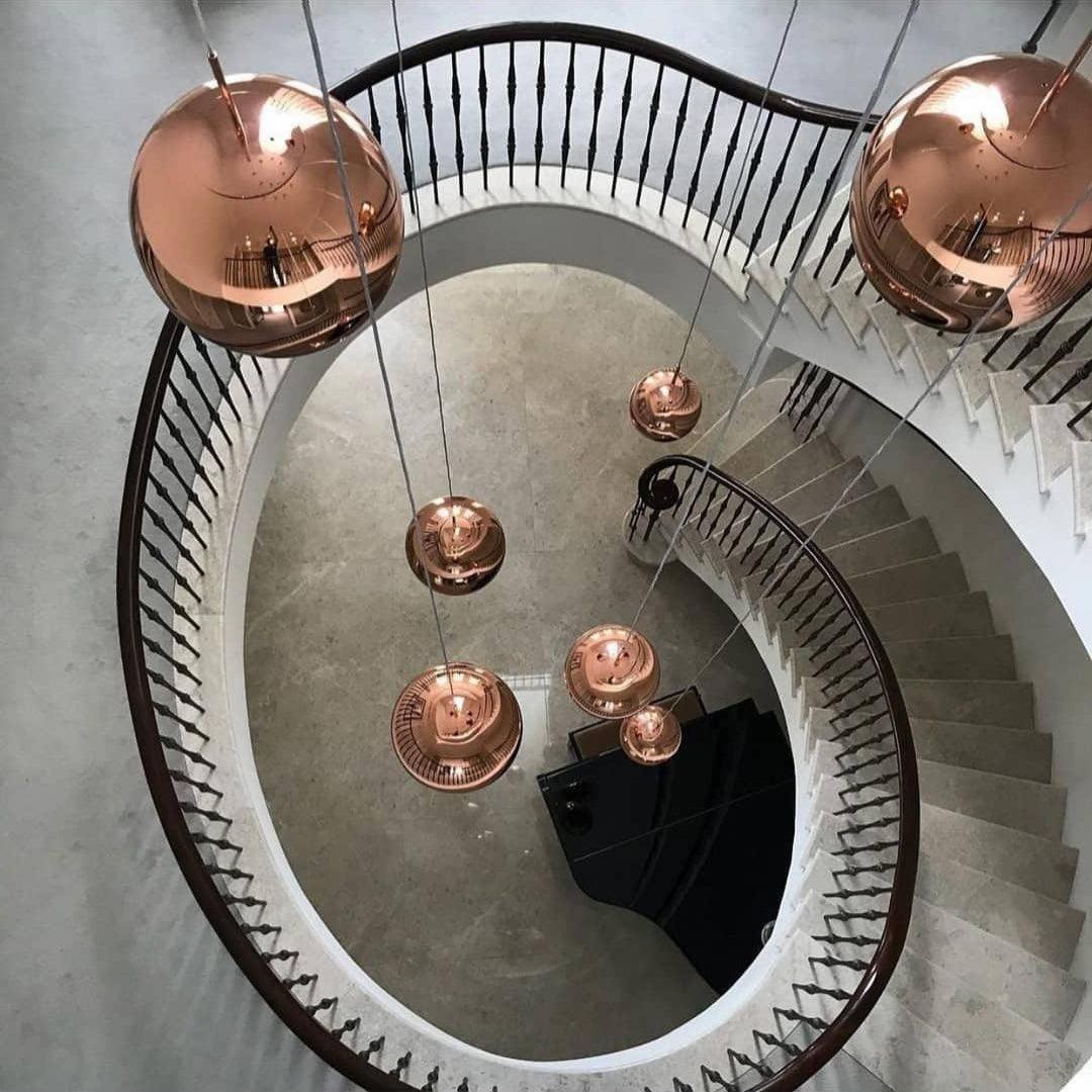 Multi Lava Round Pendant Lamp - Lumpaz