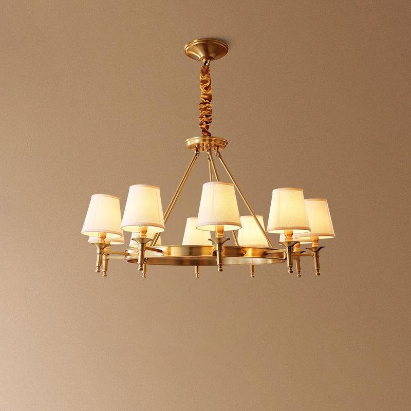 Antique Brass Chandelier - Lumpaz