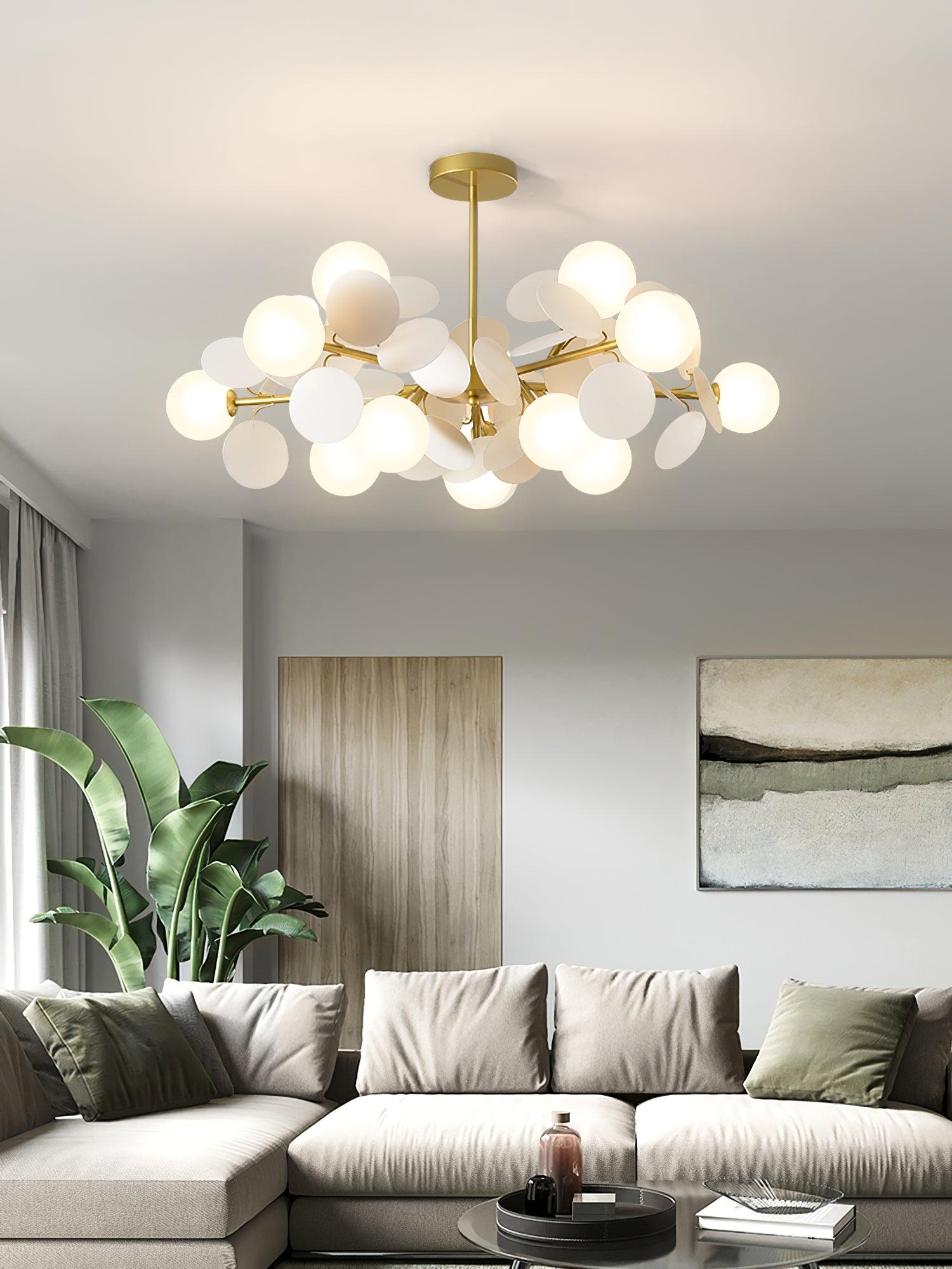 Off White Tree Chandelier - Lumpaz