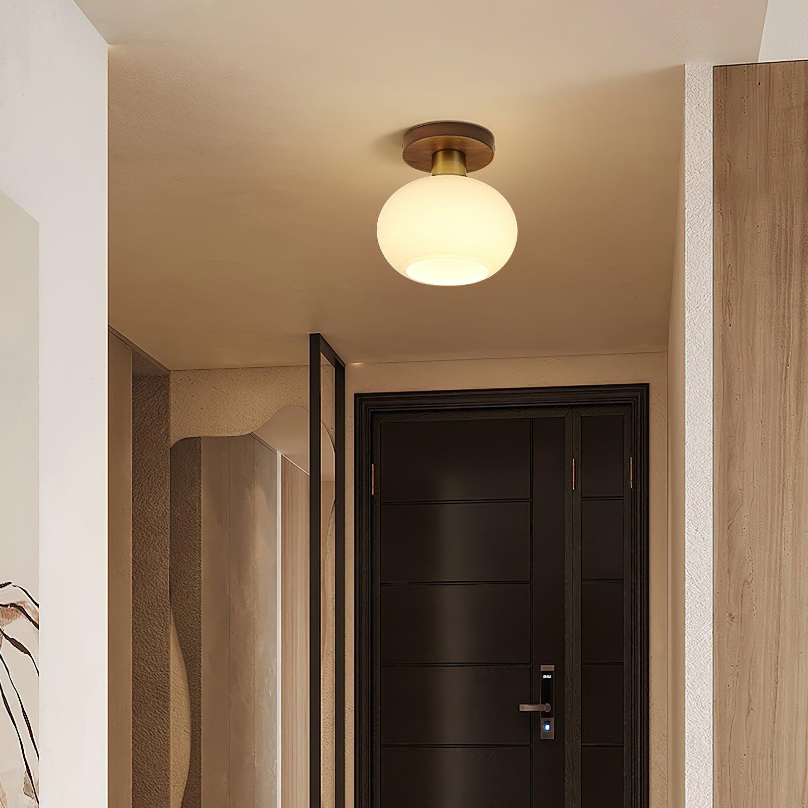 White Shell Ceiling Lamp - Lumpaz