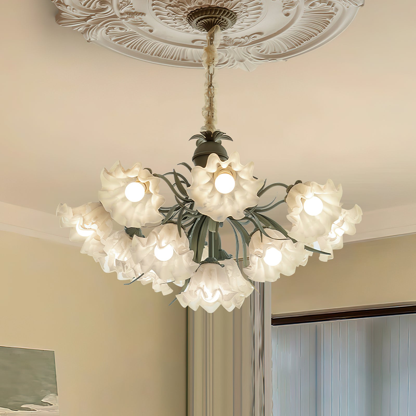 Lily of the Valley Flower Chandelier - Lumpaz