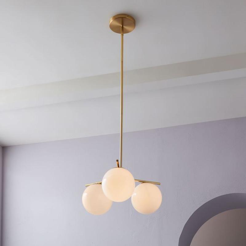 Sphere & Stem Chandelier - Lumpaz