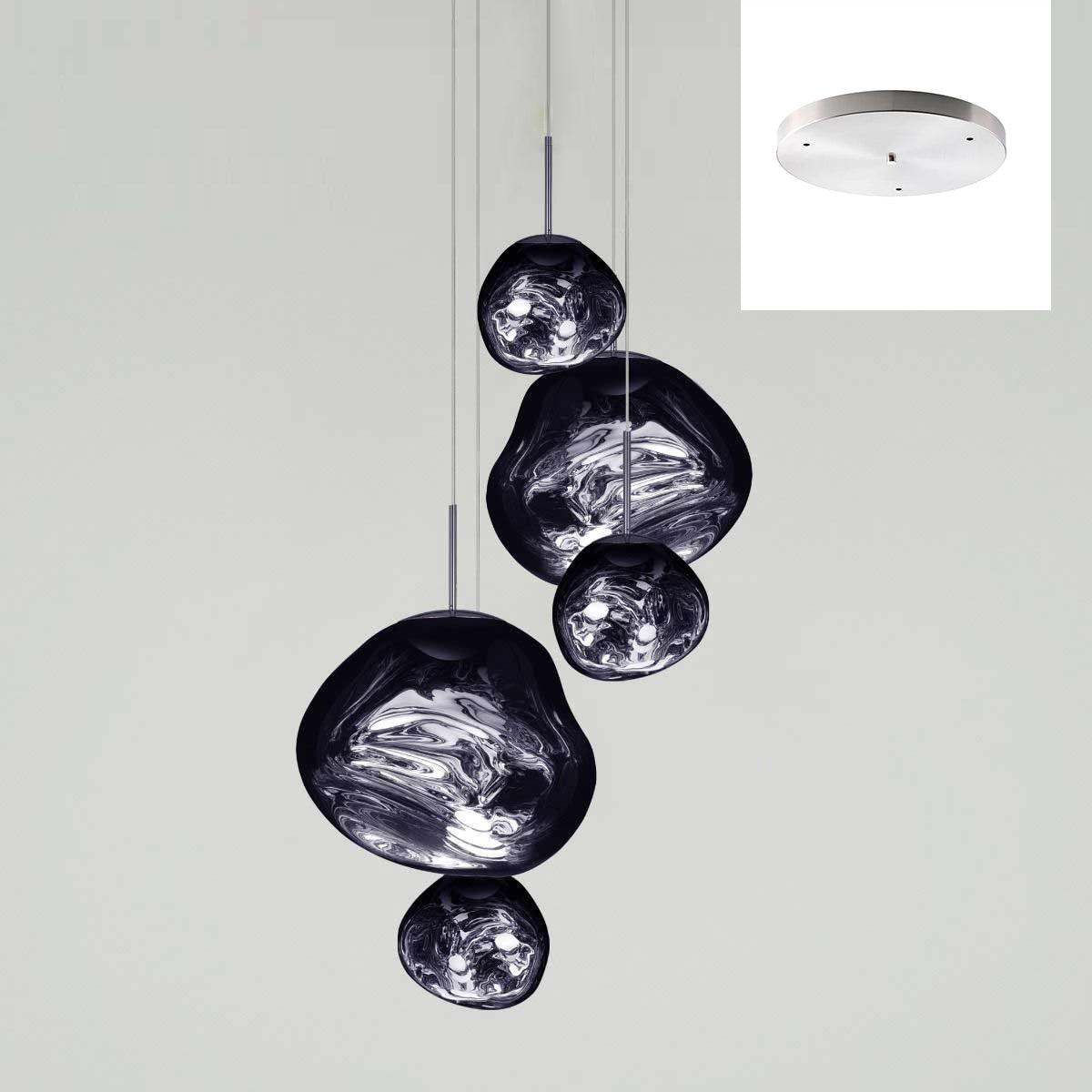 Multi Lava Round Pendant Lamp - Lumpaz