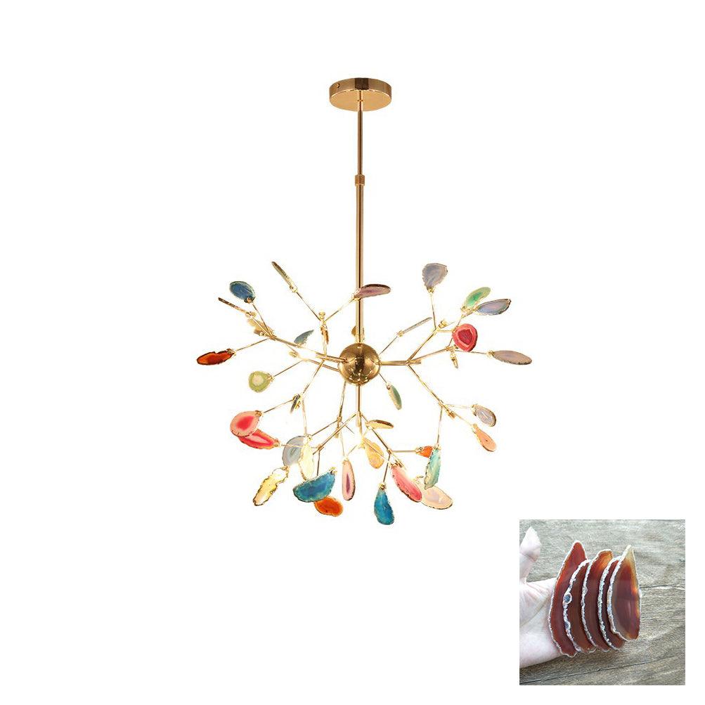 Agate Flake Chandelier - Lumpaz