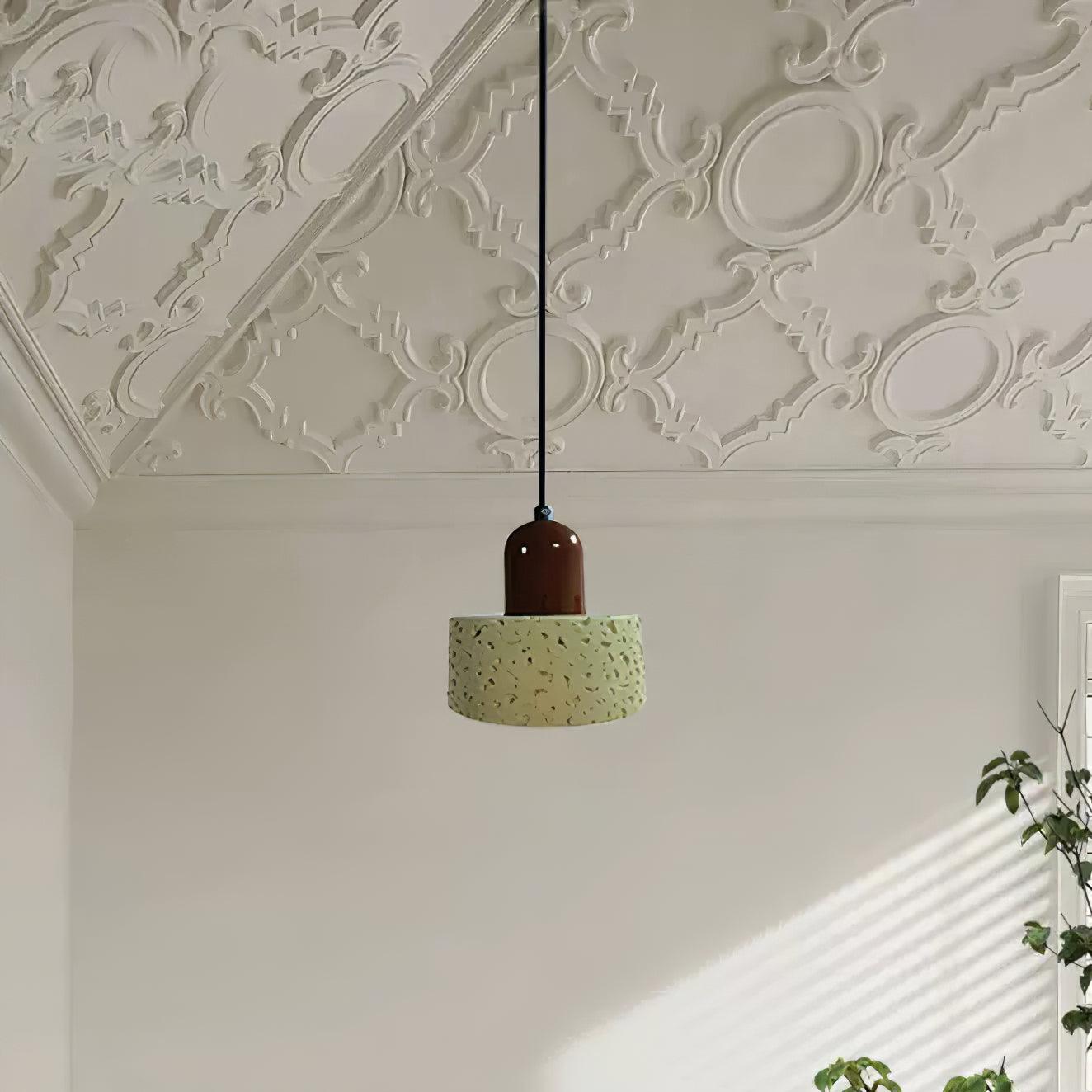 Revi Cement Pendant Light - Lumpaz