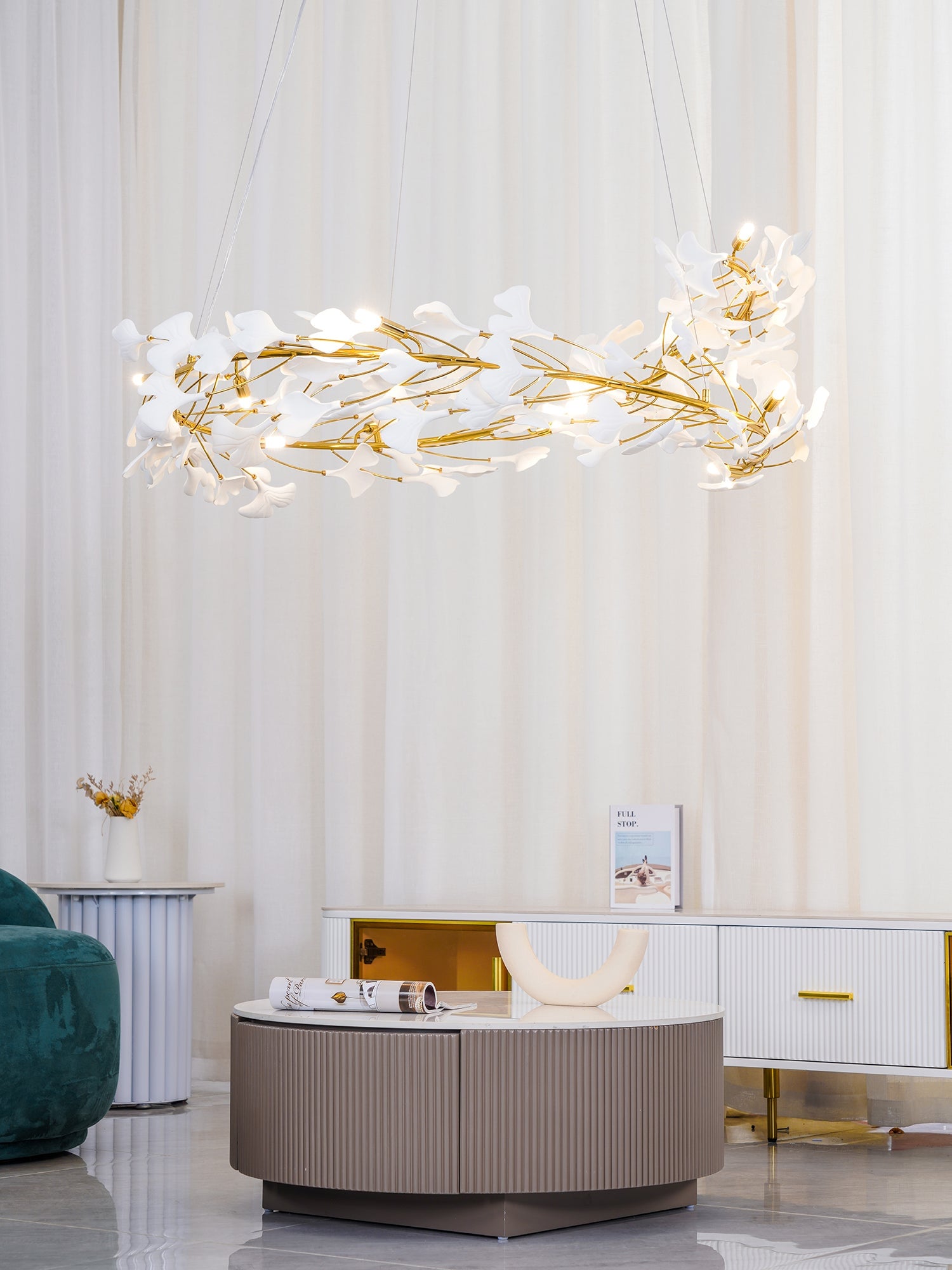 Gingko Chandelier U - Lumpaz