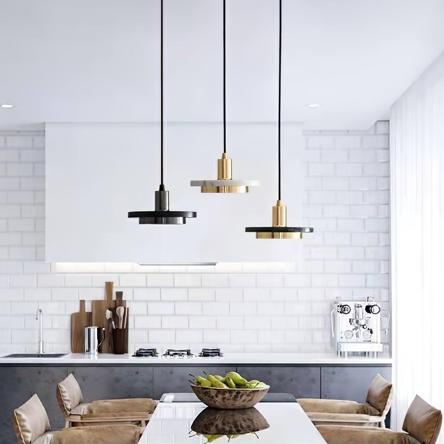 Double Circle Pendant Light - Lumpaz