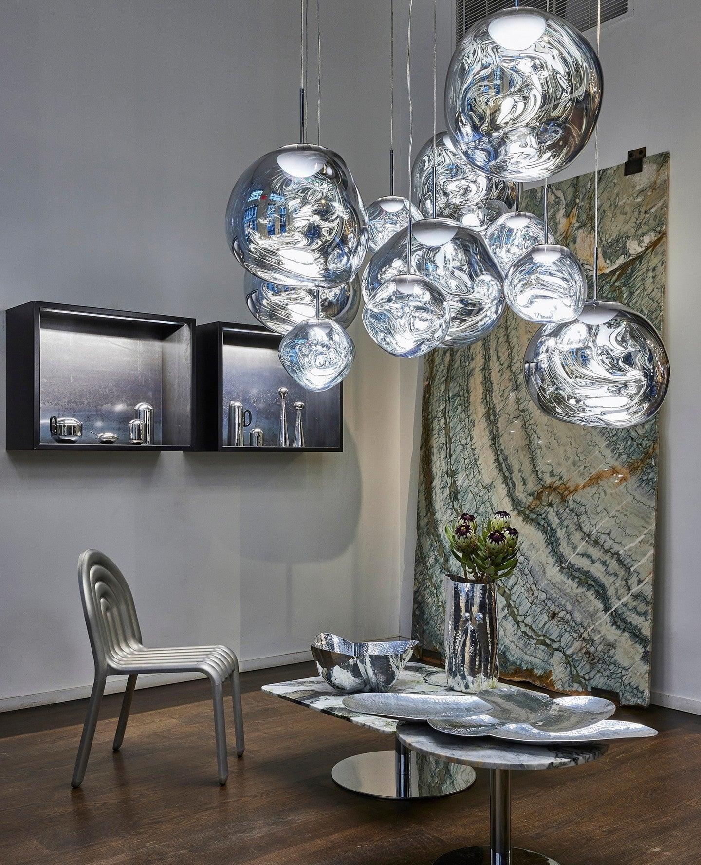 Multi Lava Round Pendant Lamp - Lumpaz
