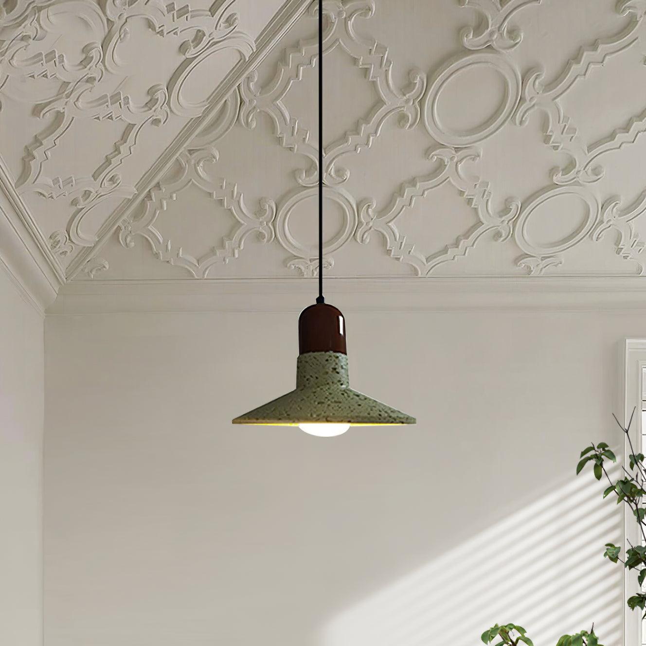Revi Cement Pendant Light - Lumpaz