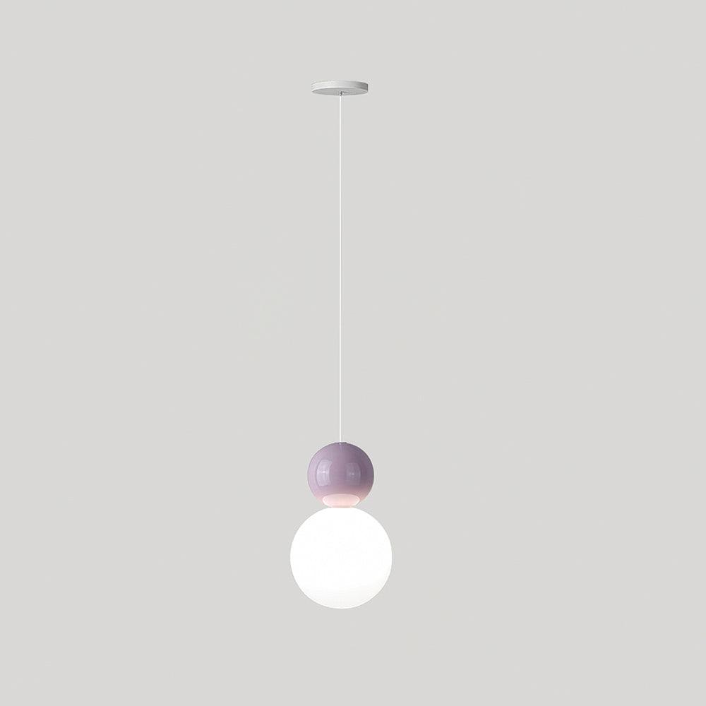 Acrylic Two Ball Pendant Light - Lumpaz