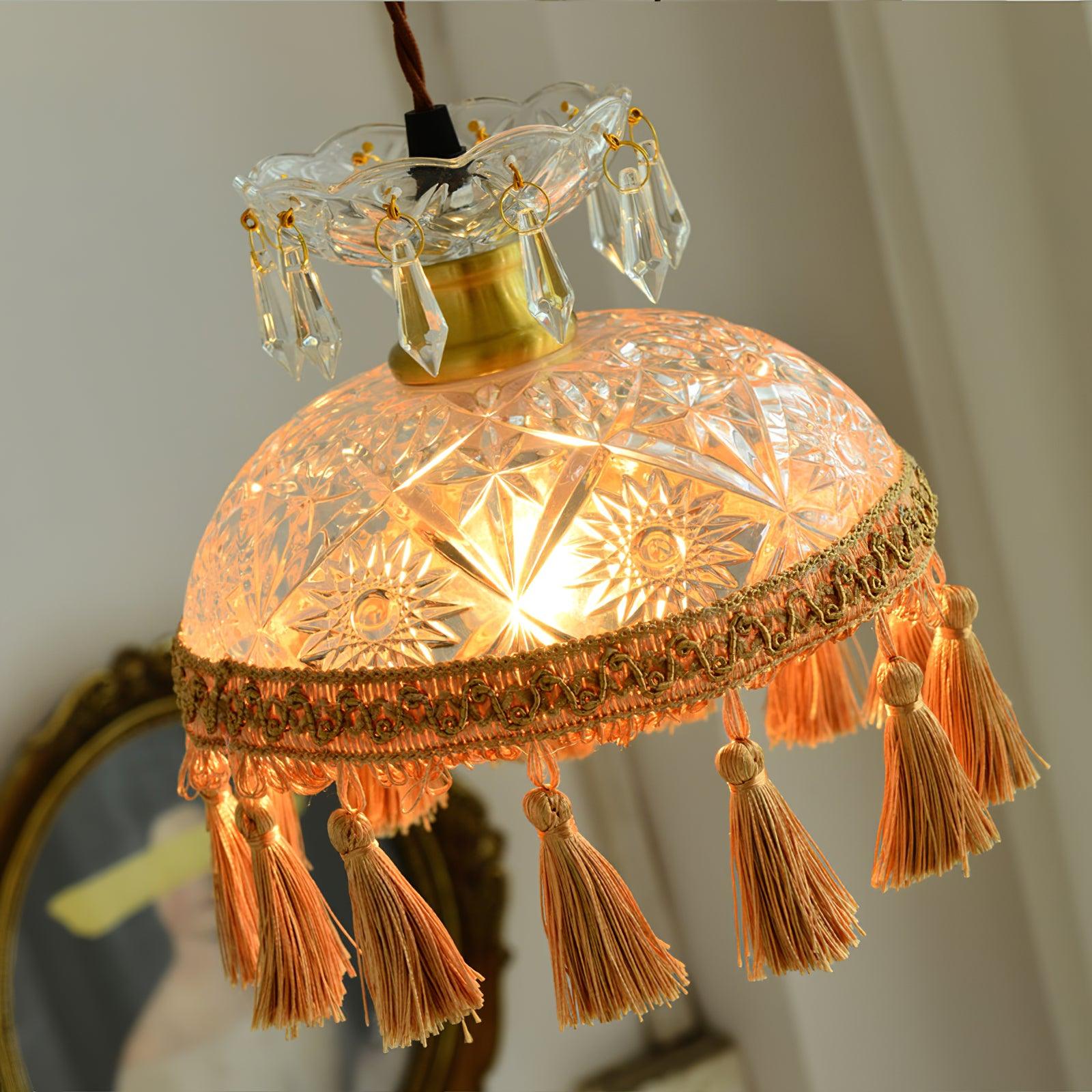 Bowl Tassel Pendant Light - Lumpaz