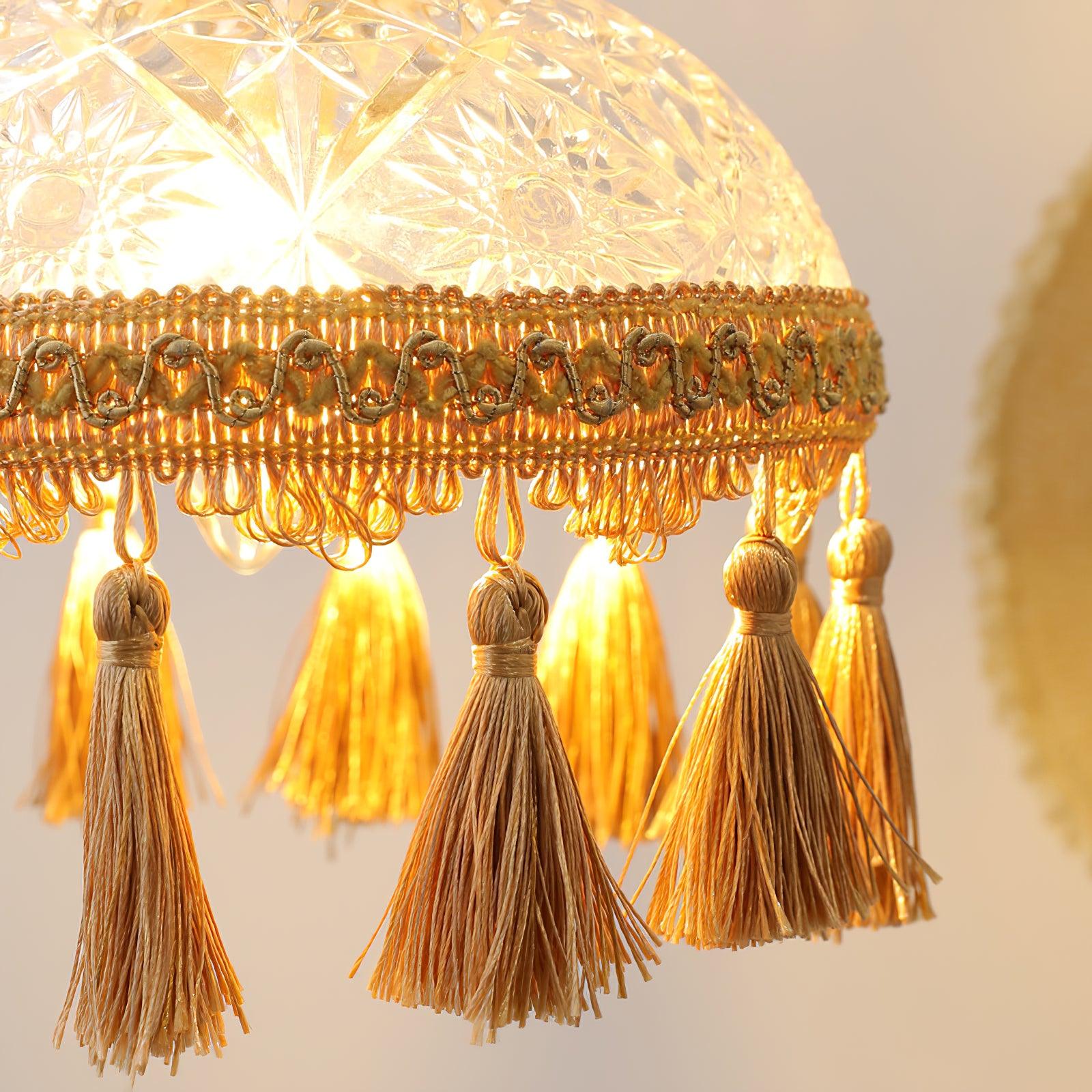 Bowl Tassel Pendant Light - Lumpaz