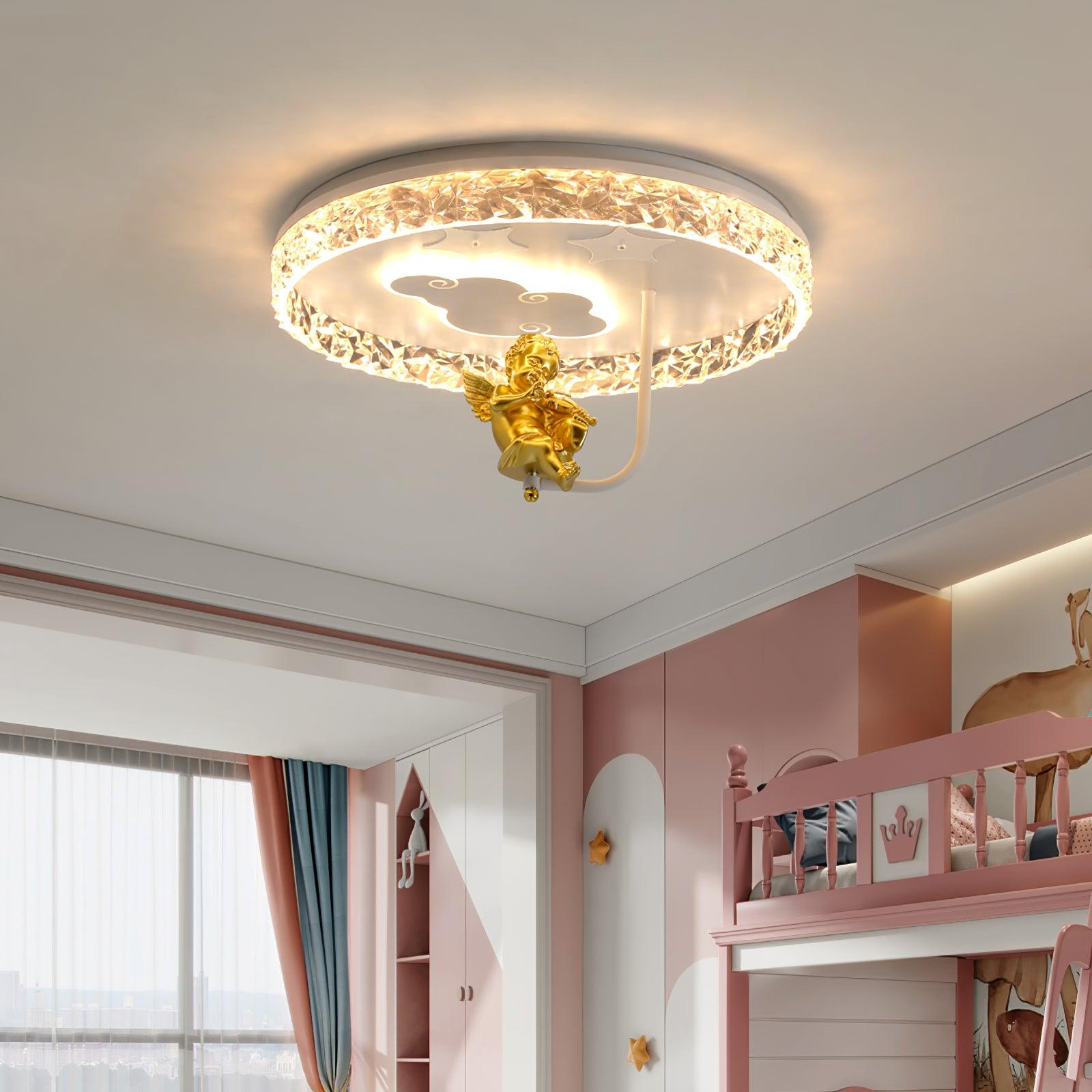 Round Carousel Children's Ceiling Lamp - Lumpaz