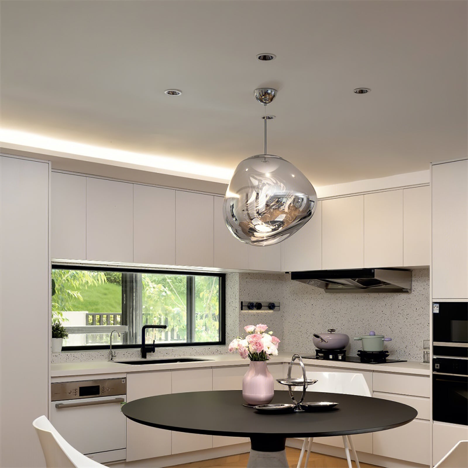 Multi Lava Round Pendant Lamp - Lumpaz