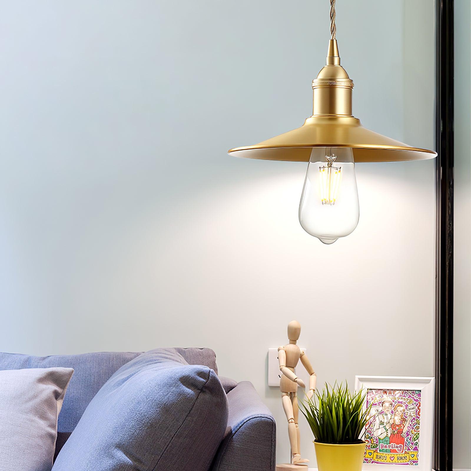 Sleek Flat Pendant Lamp - Lumpaz