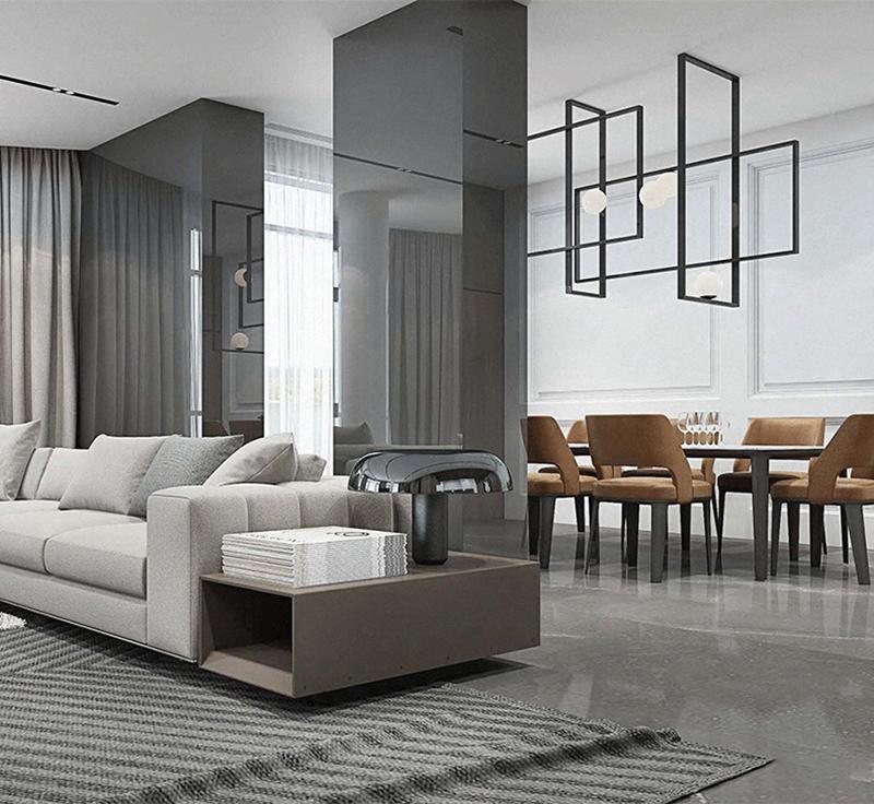 Mondrian Glass Ceiling Light - Lumpaz