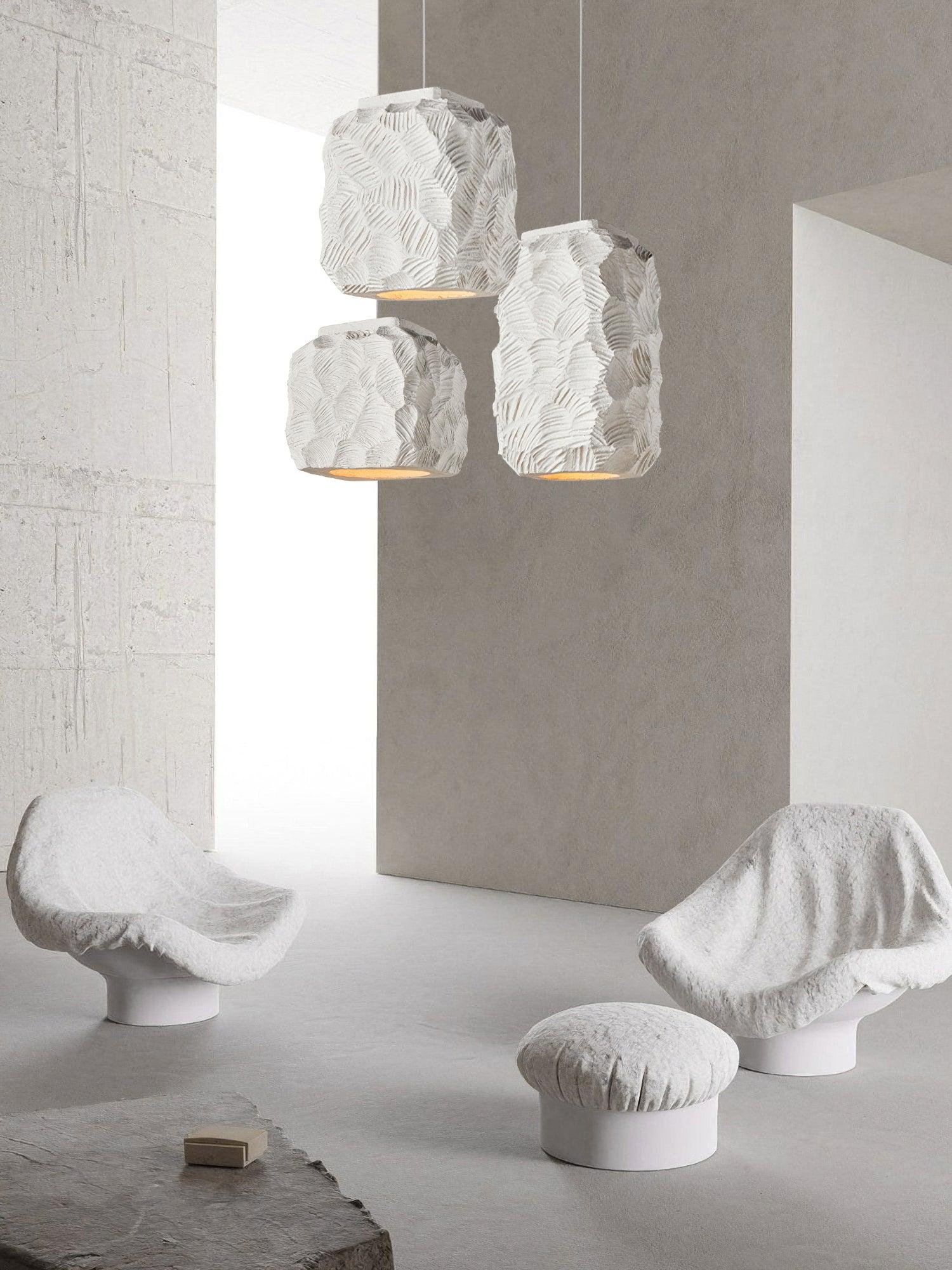 Resin Geometry Pendant Lamp - Lumpaz