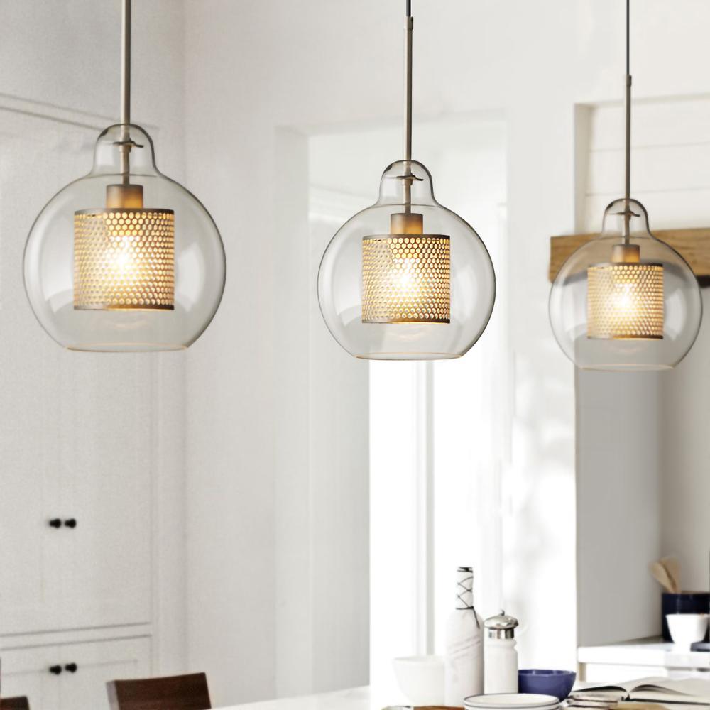 Combined Chiswick Glass Pendant Light - Lumpaz