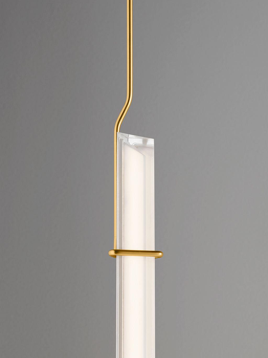 Halo Jewel Straight Pendant Light - Lumpaz