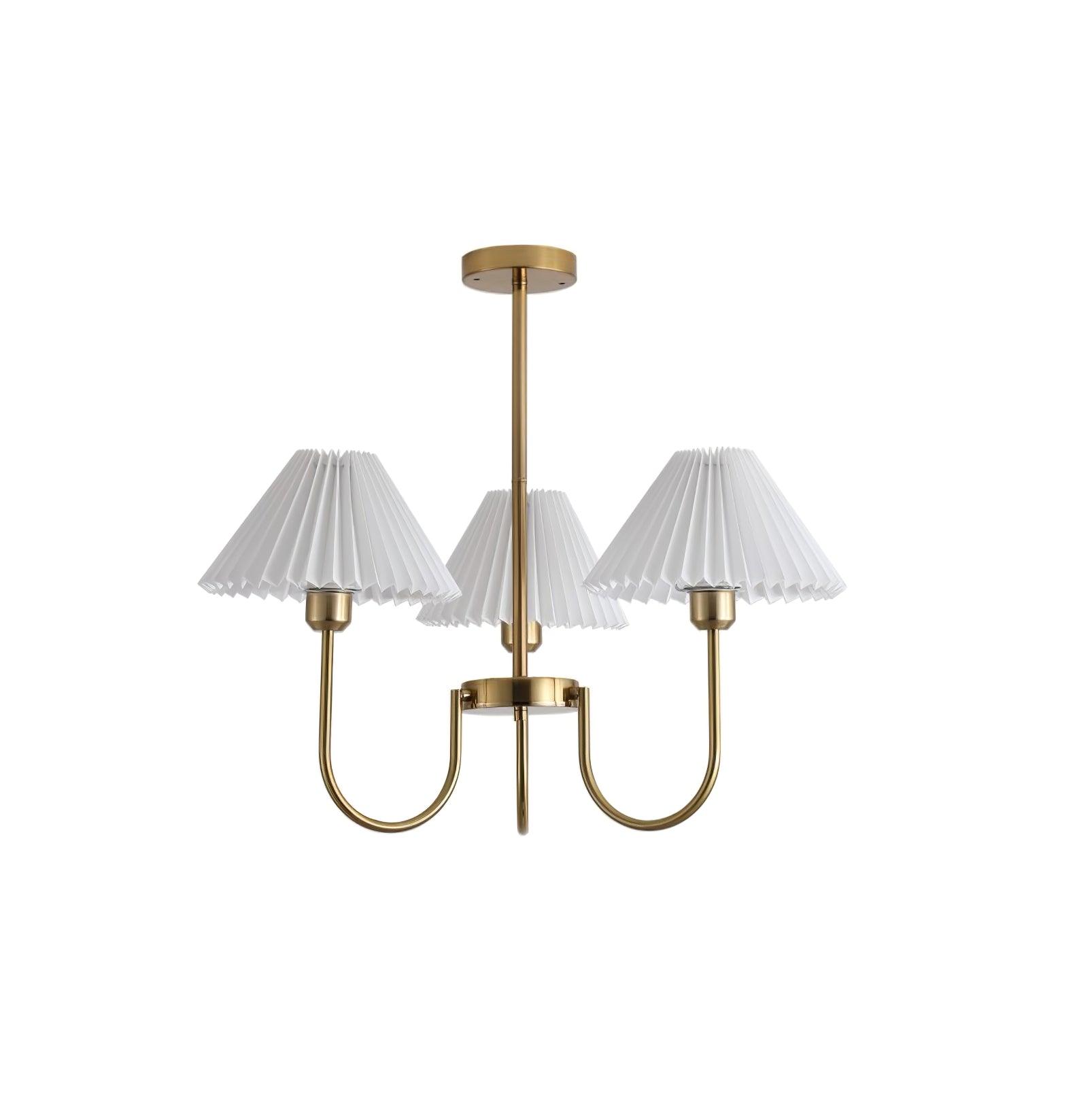 Lenore Pleated Chandelier - Lumpaz