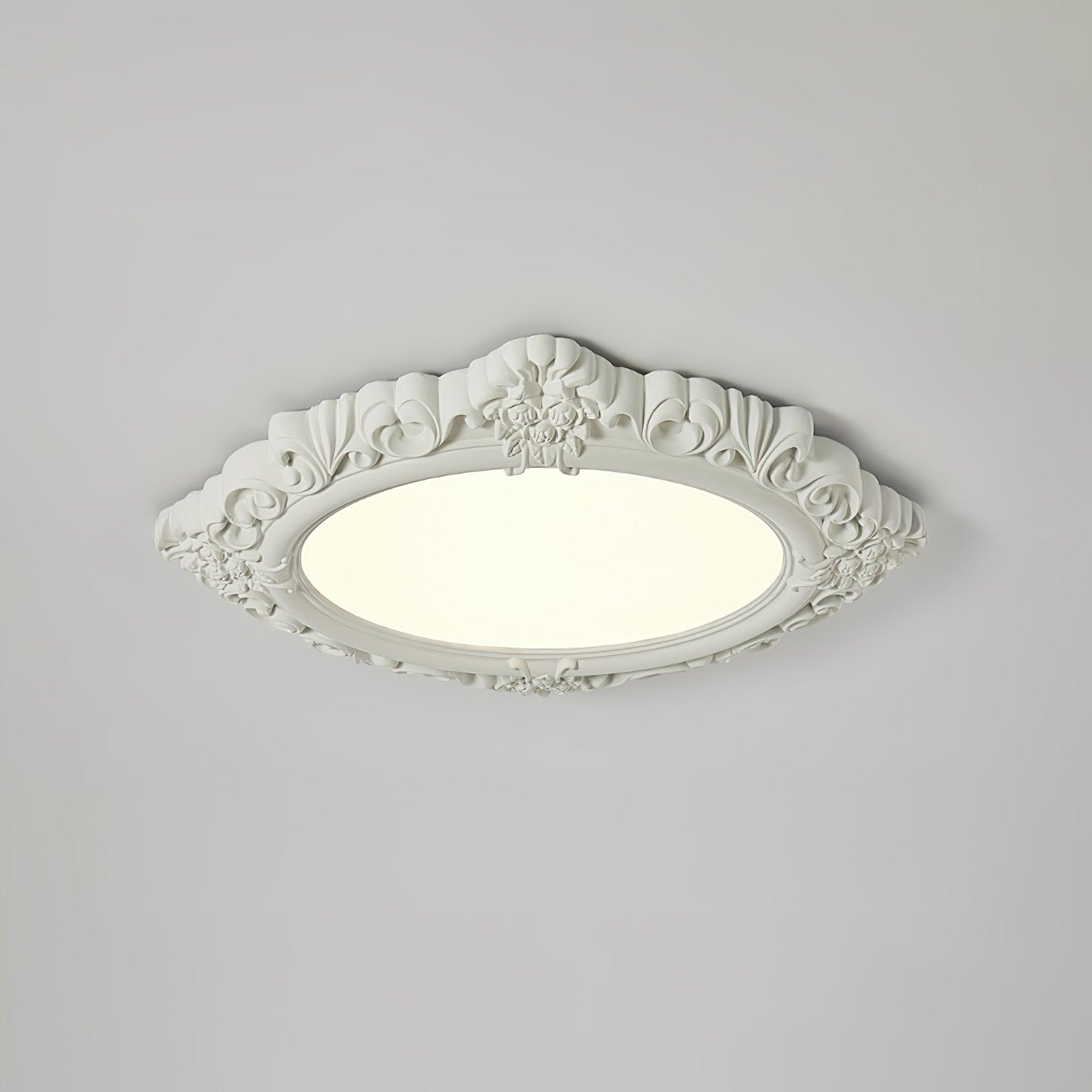 Sculpted Resin Ceiling Lamp - Lumpaz