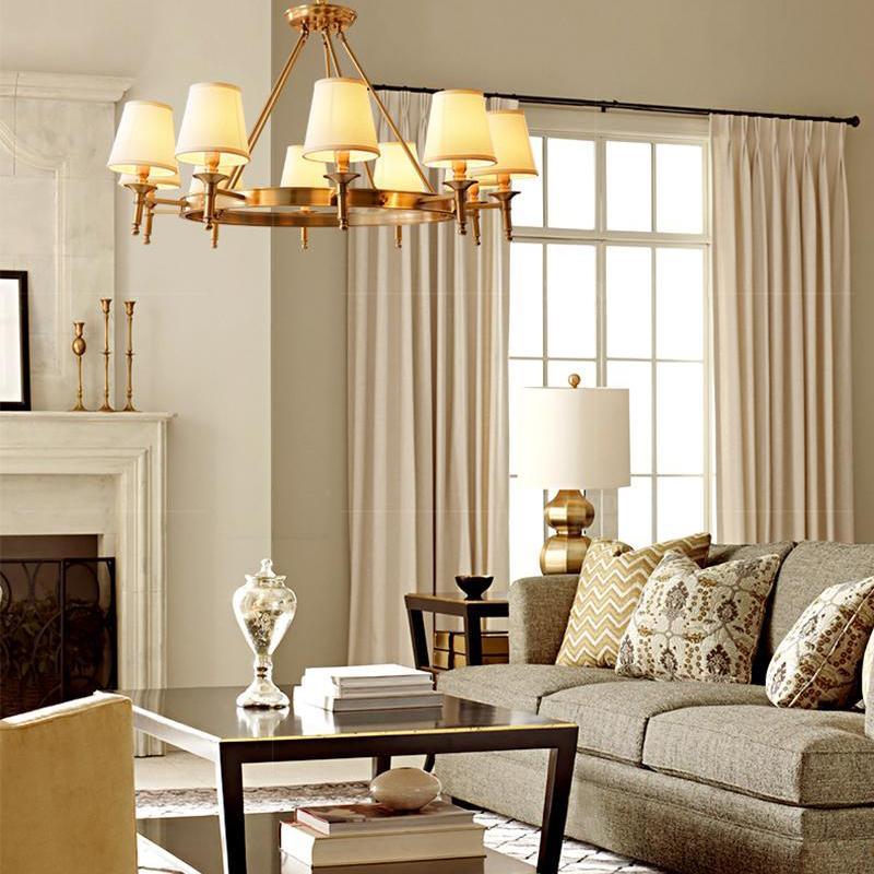 Antique Brass Chandelier - Lumpaz