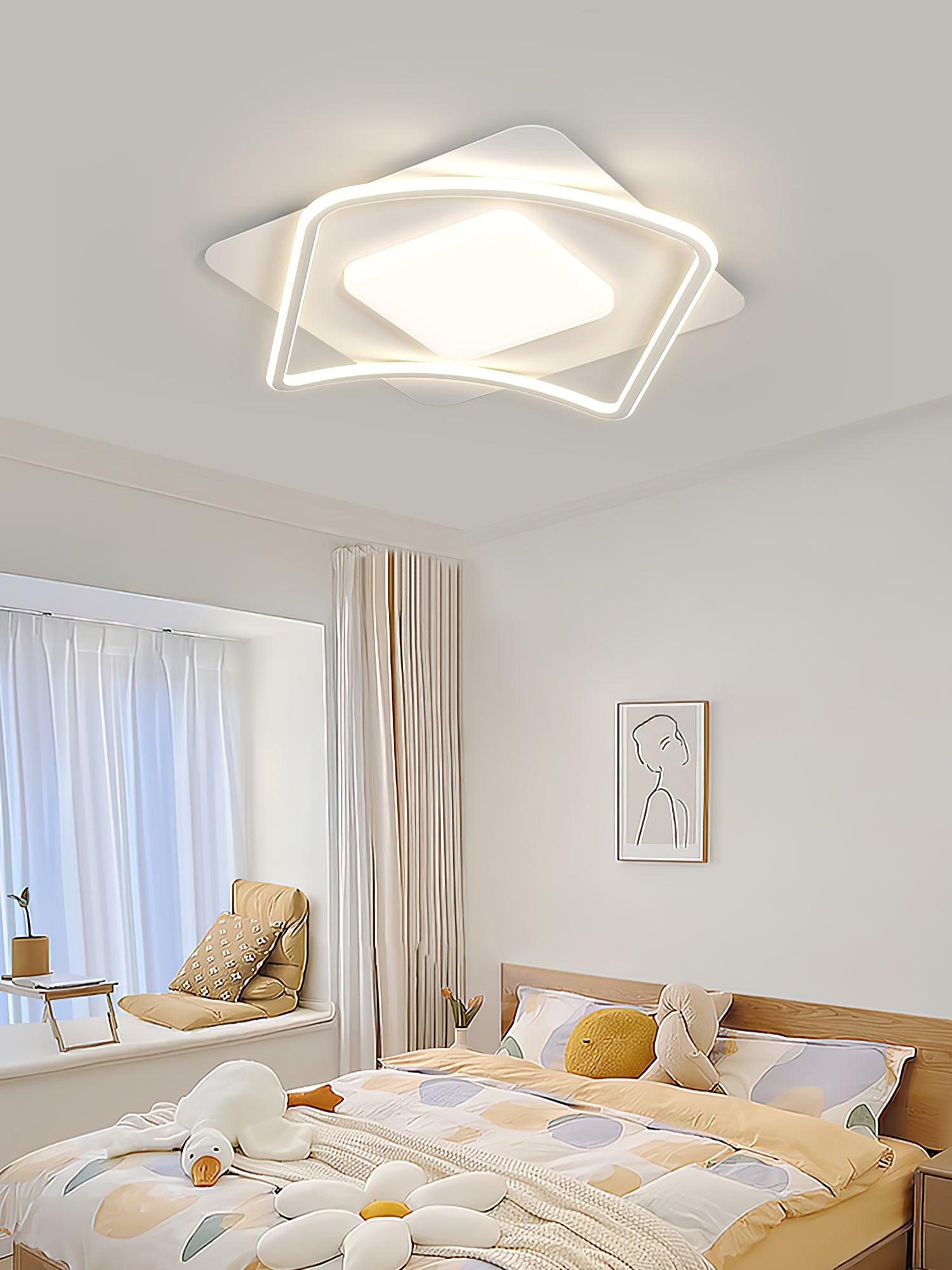 Minimalist Geometry LED Ceiling Light - Lumpaz