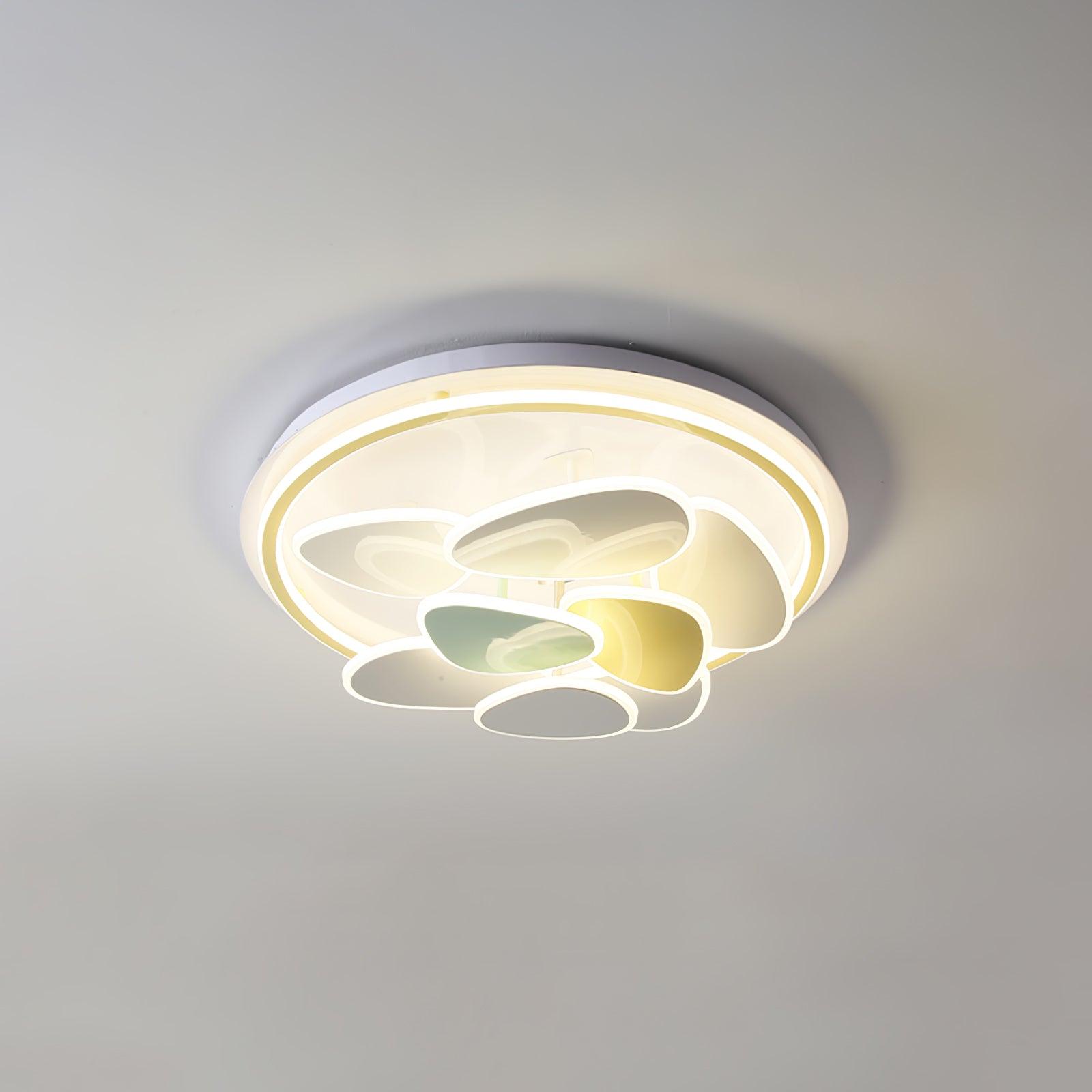 Colorful Cloud Round Ceiling Lamp - Lumpaz