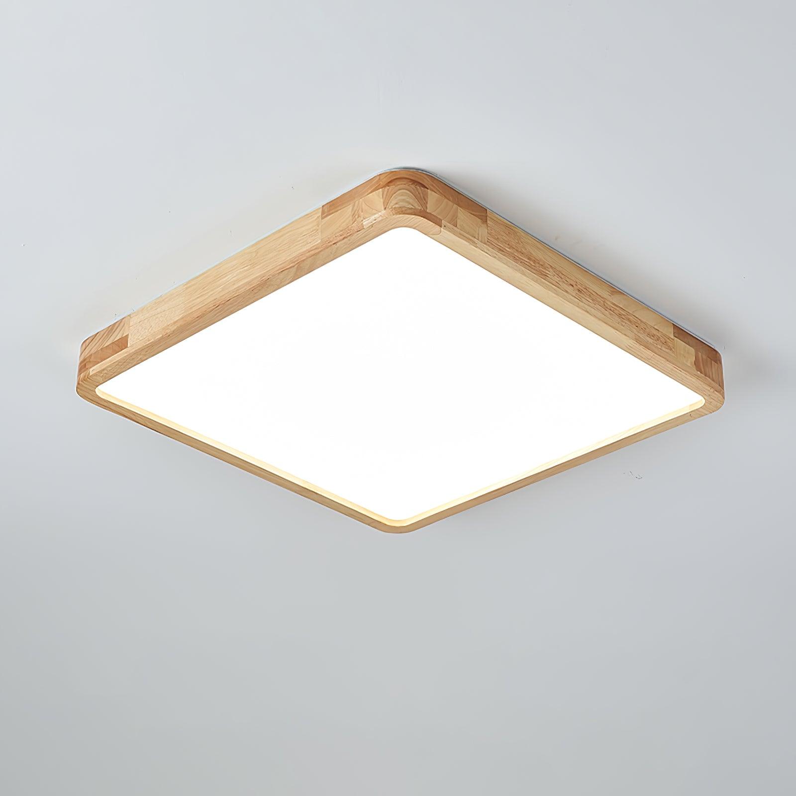 Wooden Geometric Ceiling Light - Lumpaz