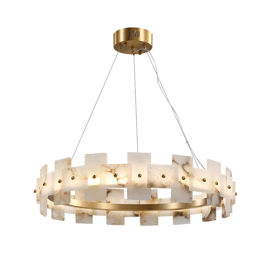 Alabaster Halo Chandelier - Lumpaz