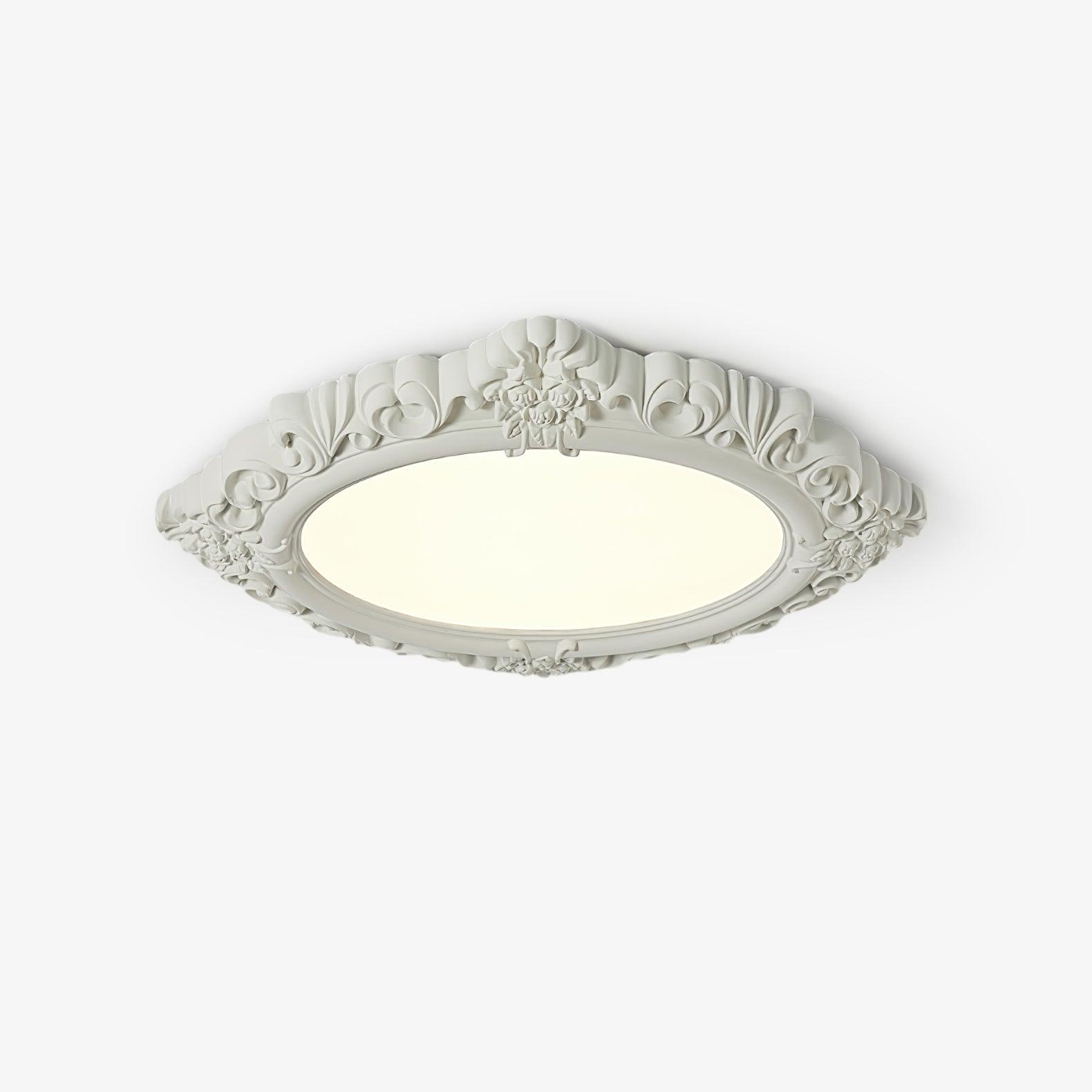 Sculpted Resin Ceiling Lamp - Lumpaz