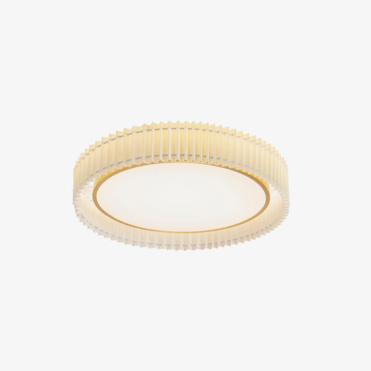 Round Pleated Ceiling Lamp - Lumpaz