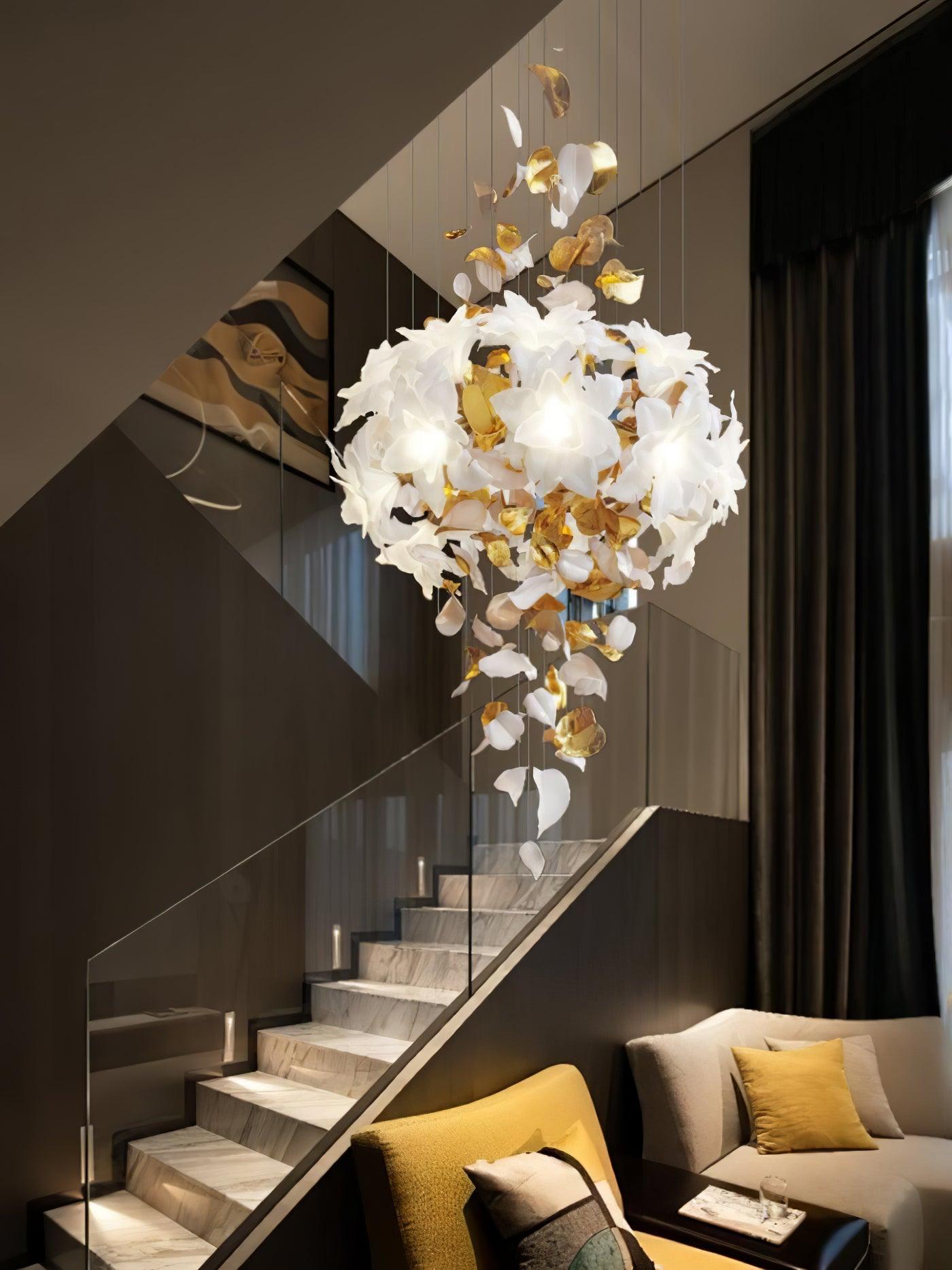 Flying Flowers Fluttering Chandelier - Lumpaz