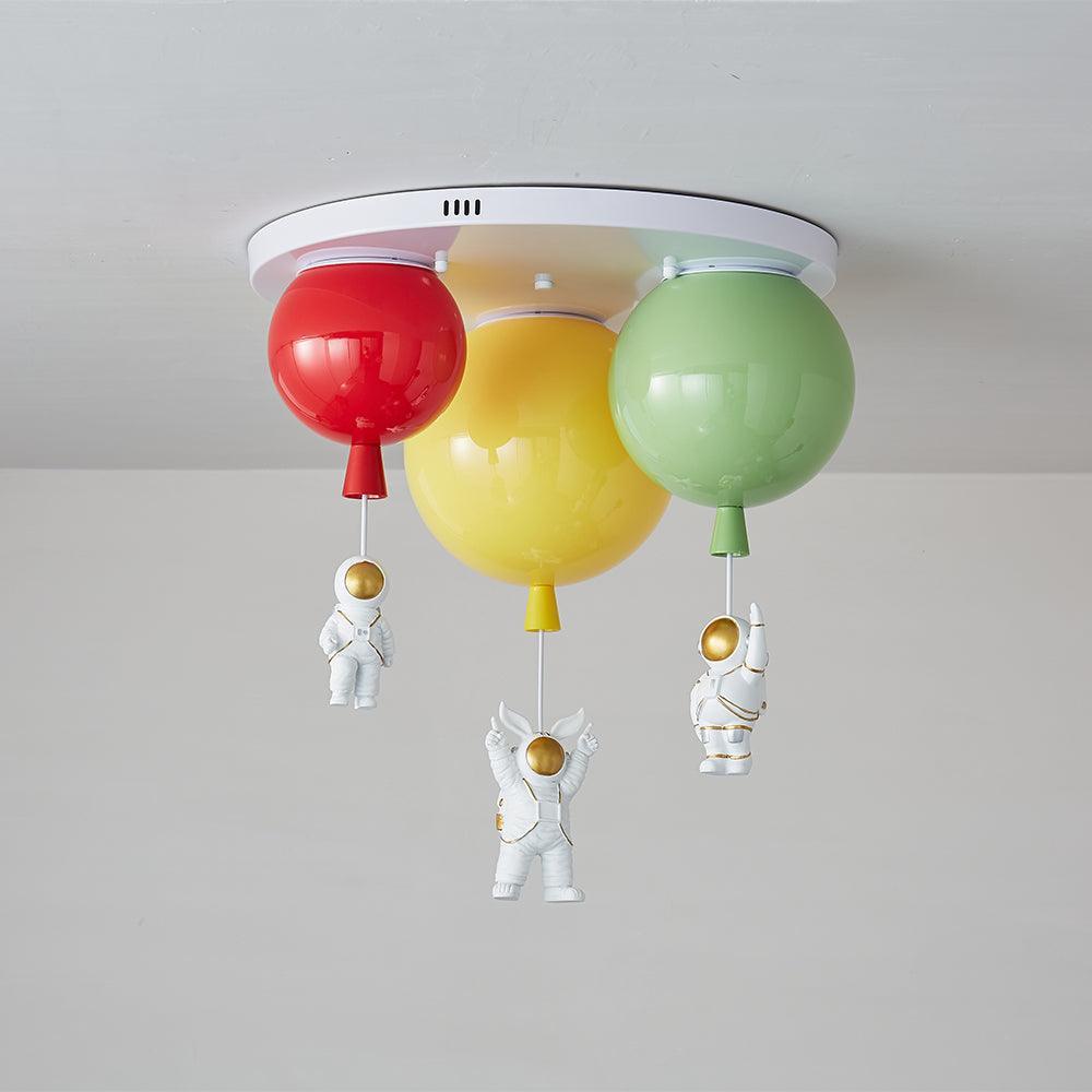 Astronaut Glossy Balloon Ceiling Lamp - Lumpaz