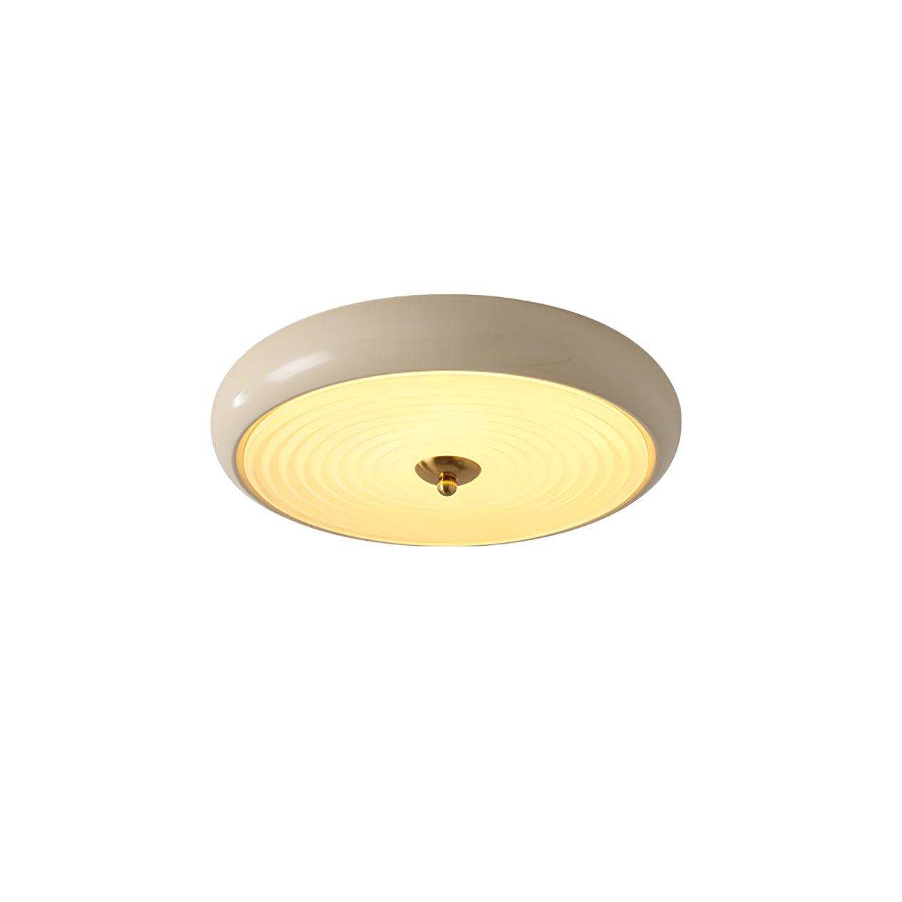 Ripple Cream Ceiling Lamp - Lumpaz