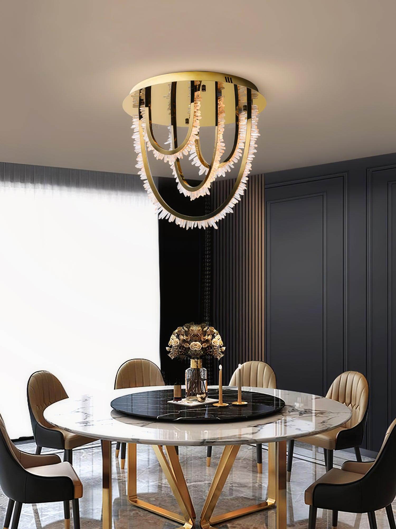 Crystal Corde Ceiling Light - Lumpaz