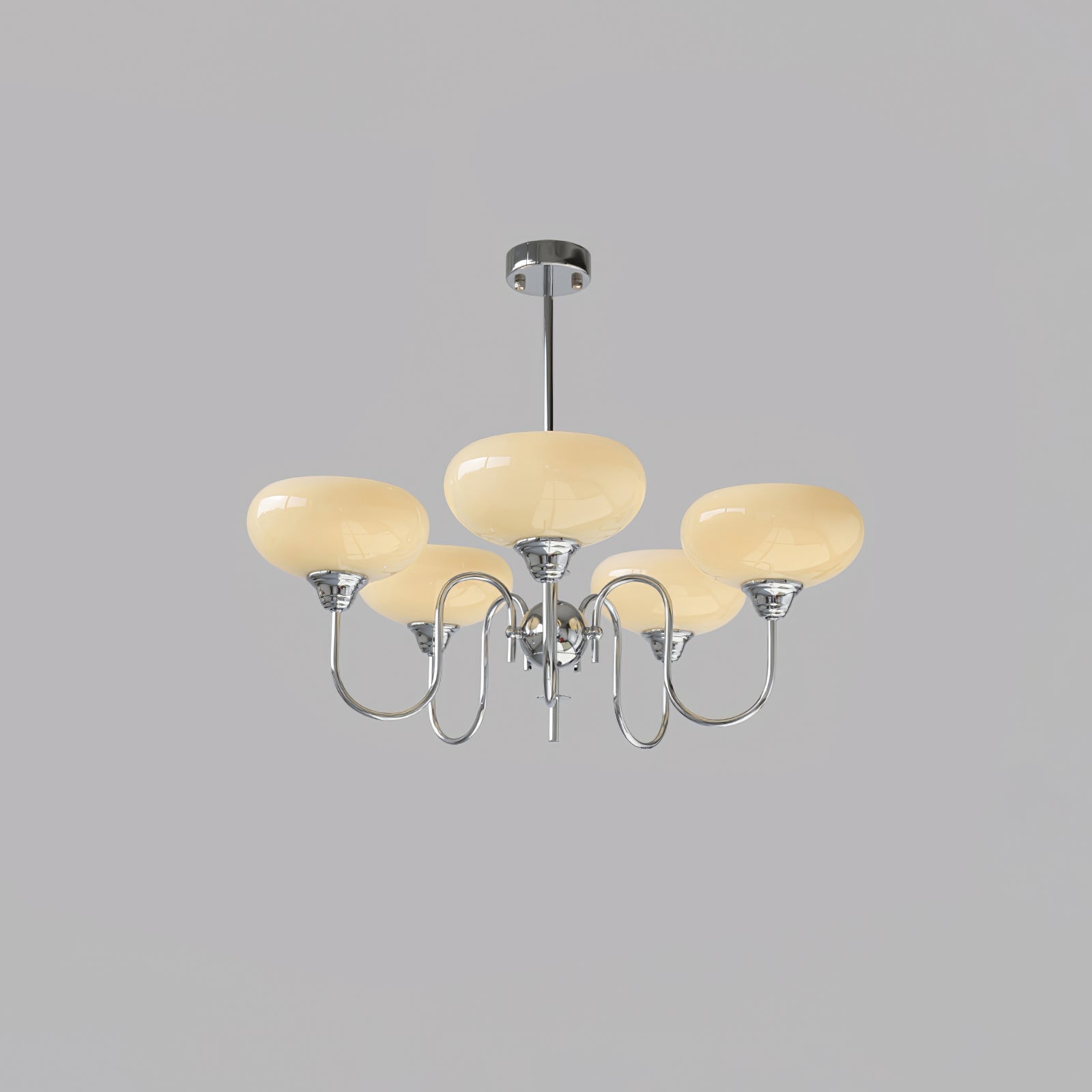 Creamy Persimmon Chandelier - Lumpaz