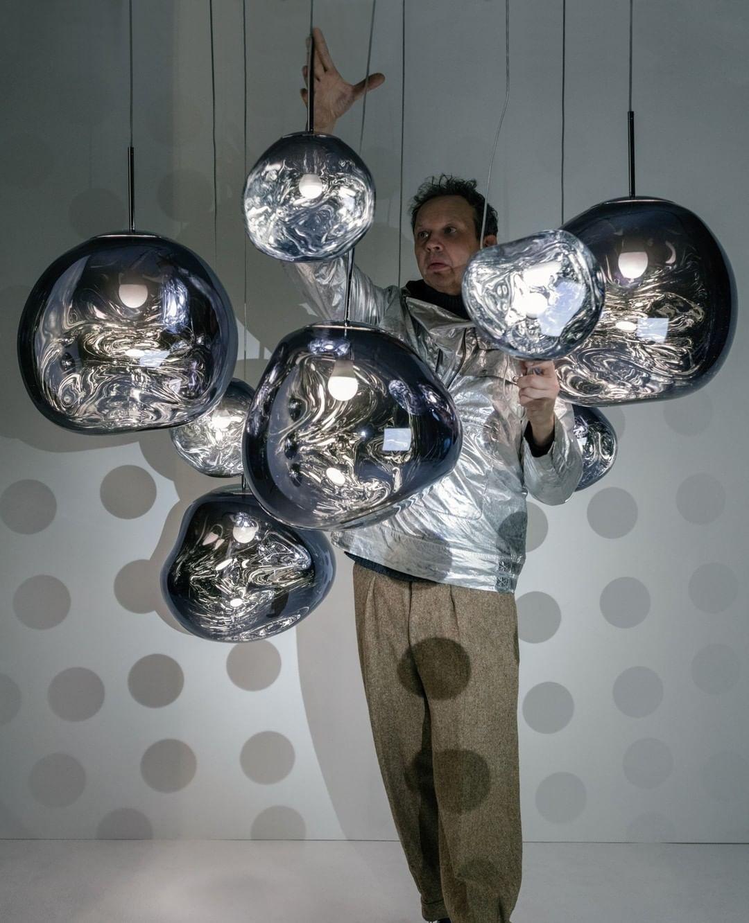Multi Lava Round Pendant Lamp - Lumpaz