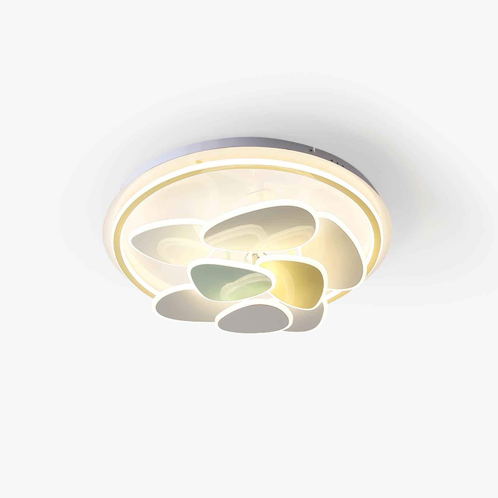 Colorful Cloud Round Ceiling Lamp - Lumpaz