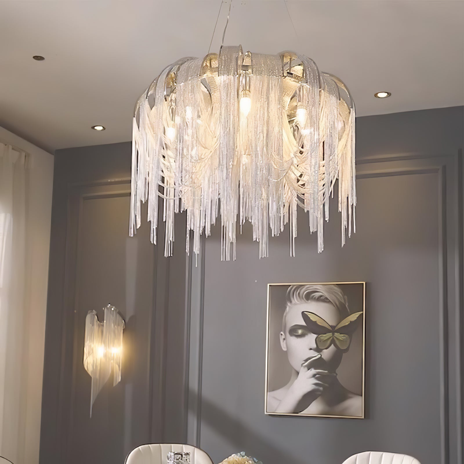 Length Chains Chandelier - Lumpaz