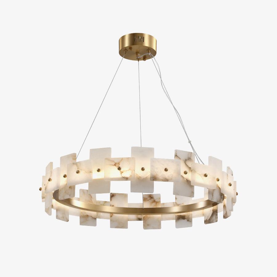 Alabaster Halo Chandelier - Lumpaz