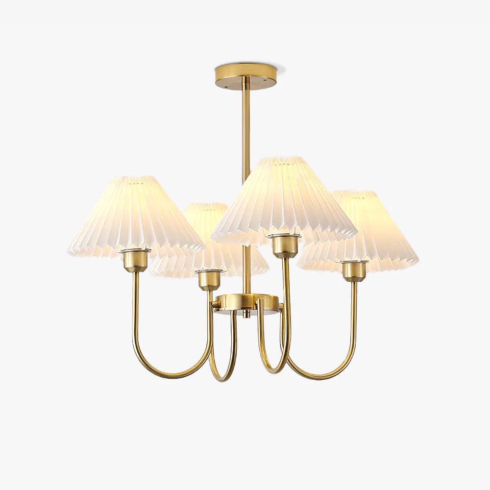 Lenore Pleated Chandelier - Lumpaz