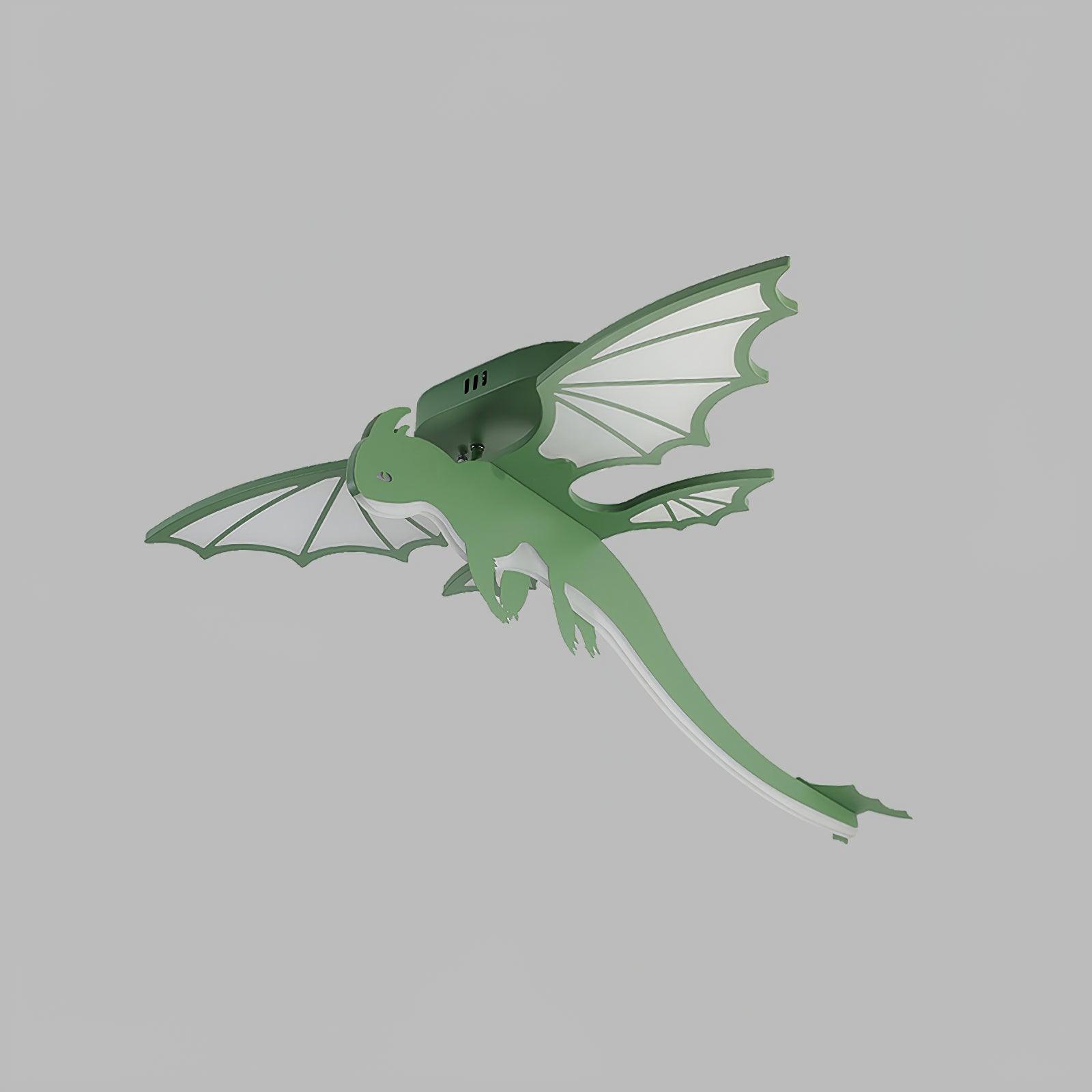 Green Dinosaur Ceiling Light - Lumpaz