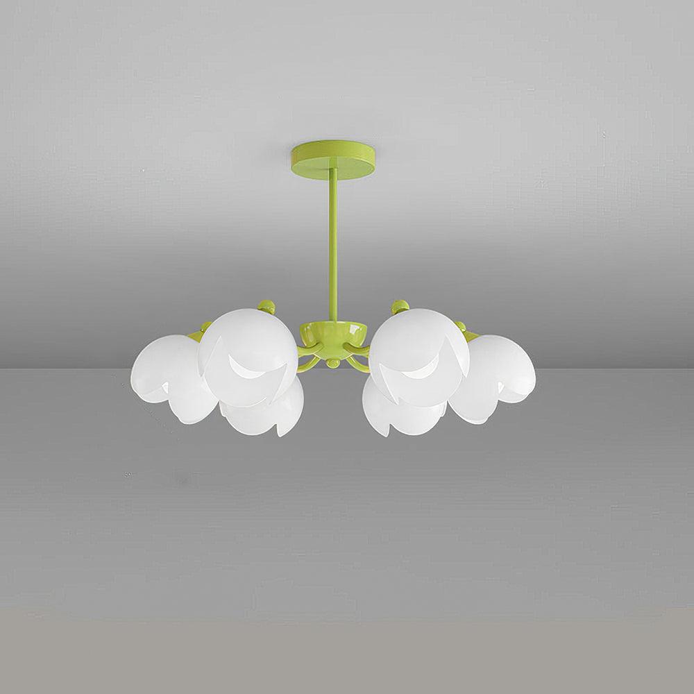 Murano Cream Chandelier - Lumpaz