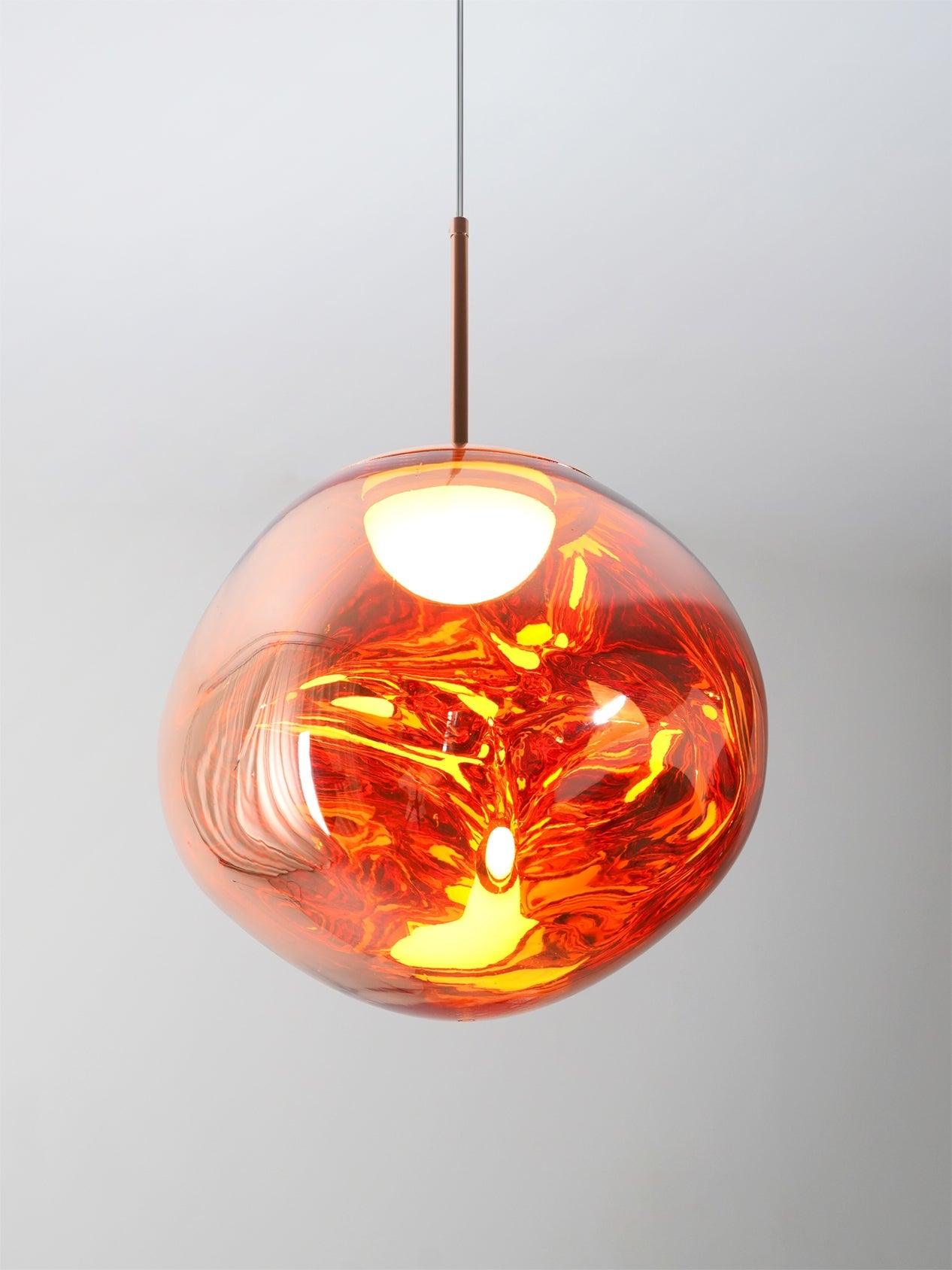 Multi Lava Round Pendant Lamp - Lumpaz