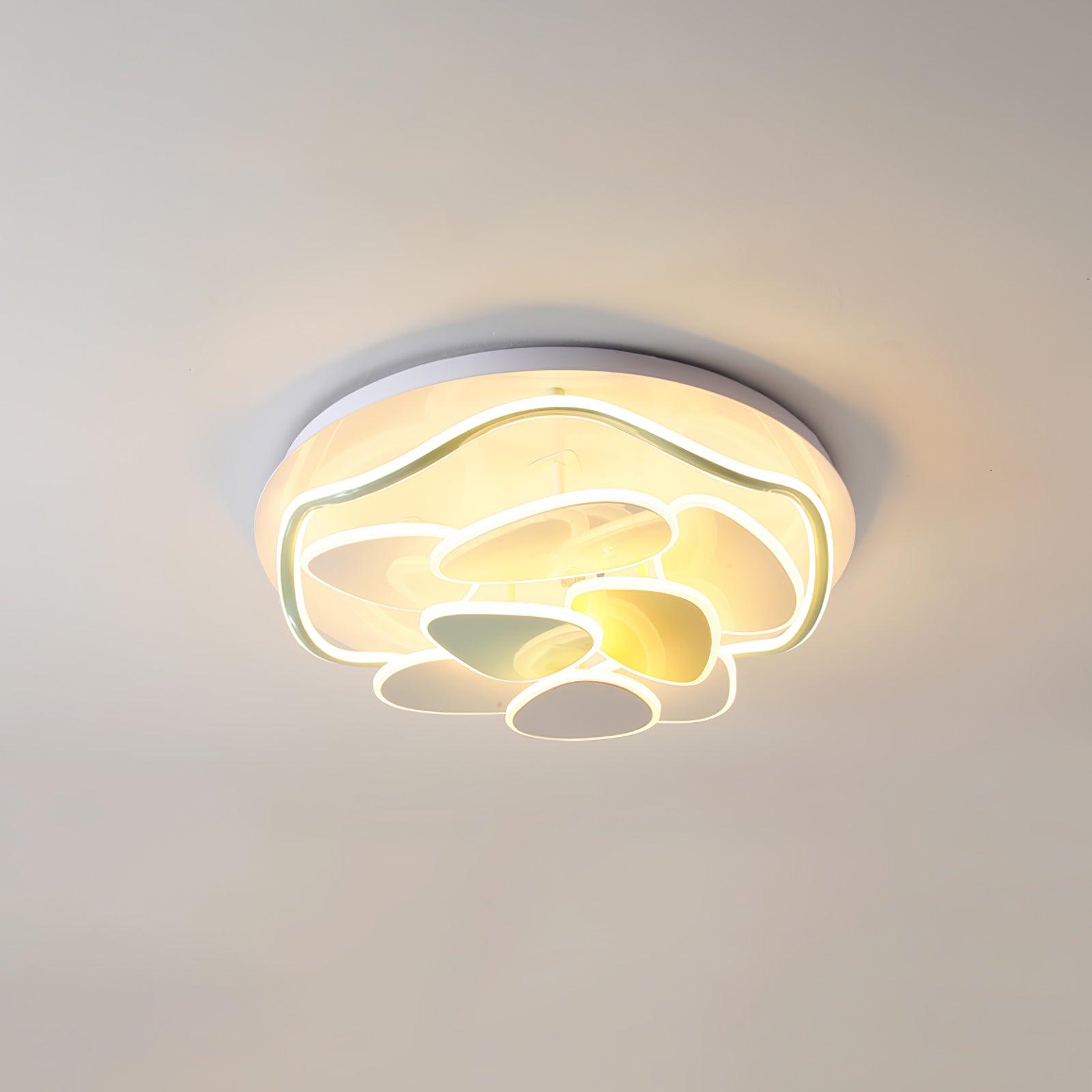 Colorful Cloud Round Ceiling Lamp - Lumpaz